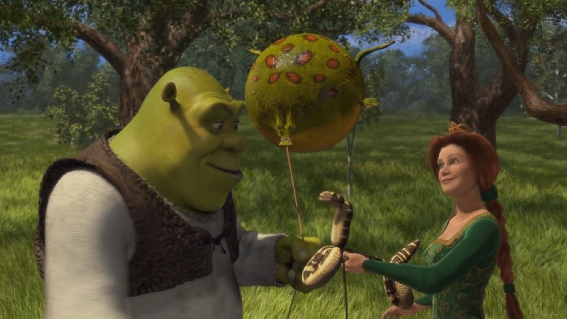 1920x1080 A PESSIMIST'S MOVIE GUIDE TO V DAY. The Citizen Cinema Shrek And Fiona Kiss, Desktop