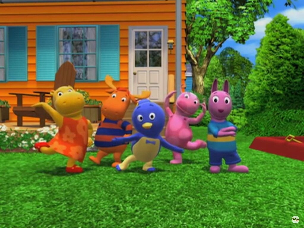 1030x770 Pablo, Tyrone, Uniqua, Tasha & Austin All In The 4th Season Of The Backyardigans. Cartoon wall, Happy animals, Picture collage wall, Desktop