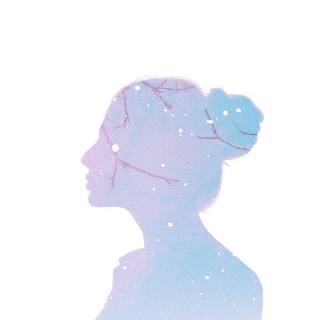 1030x1030 wallpaper edit girl aesthetic gradient tumblr mine, Phone