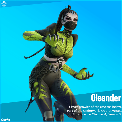 520x520 Oleander Fortnite wallpaper, Phone