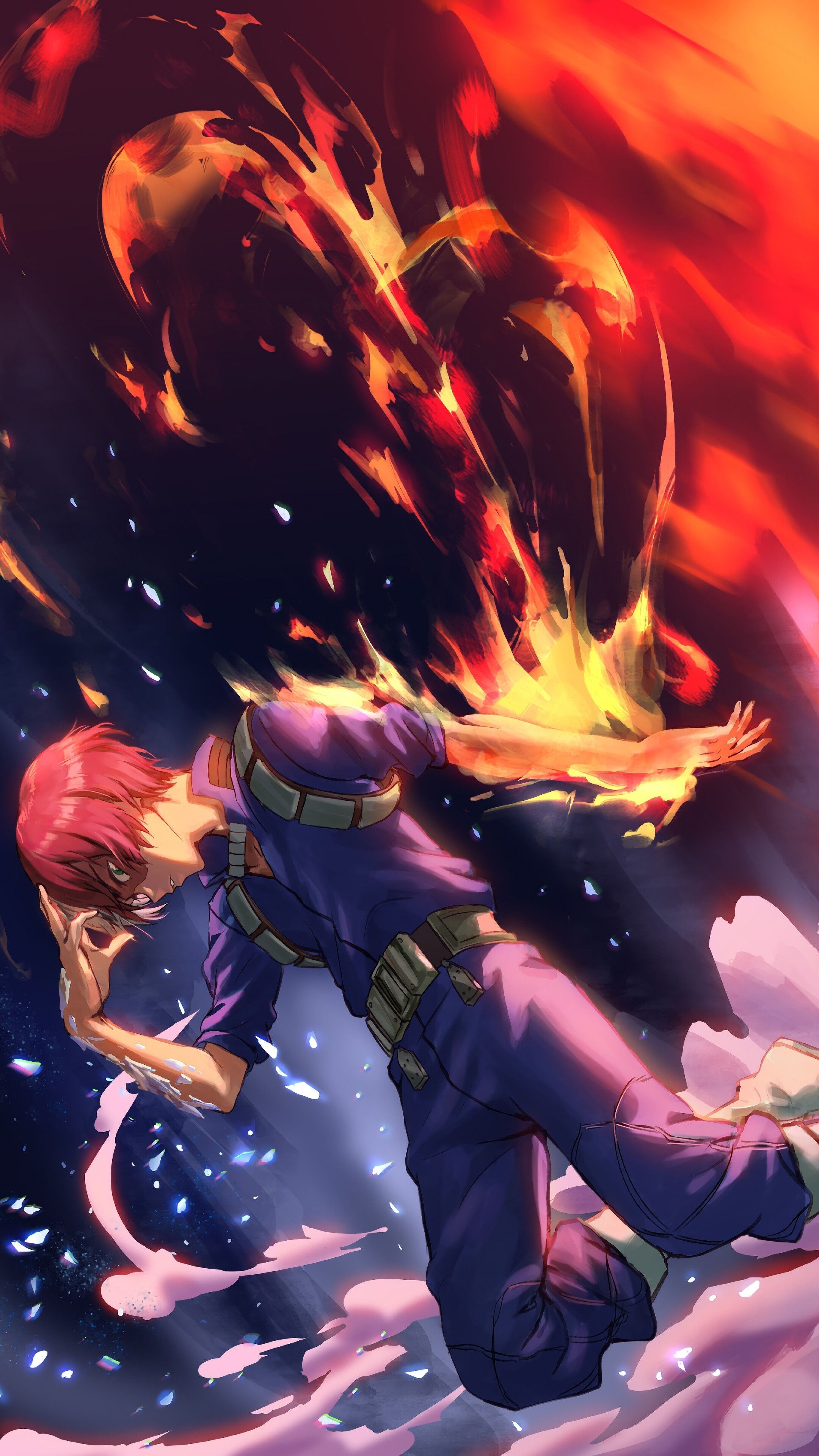 2160x3840 Shoto Todoroki Wallpaper Free Shoto Todoroki Background, Phone