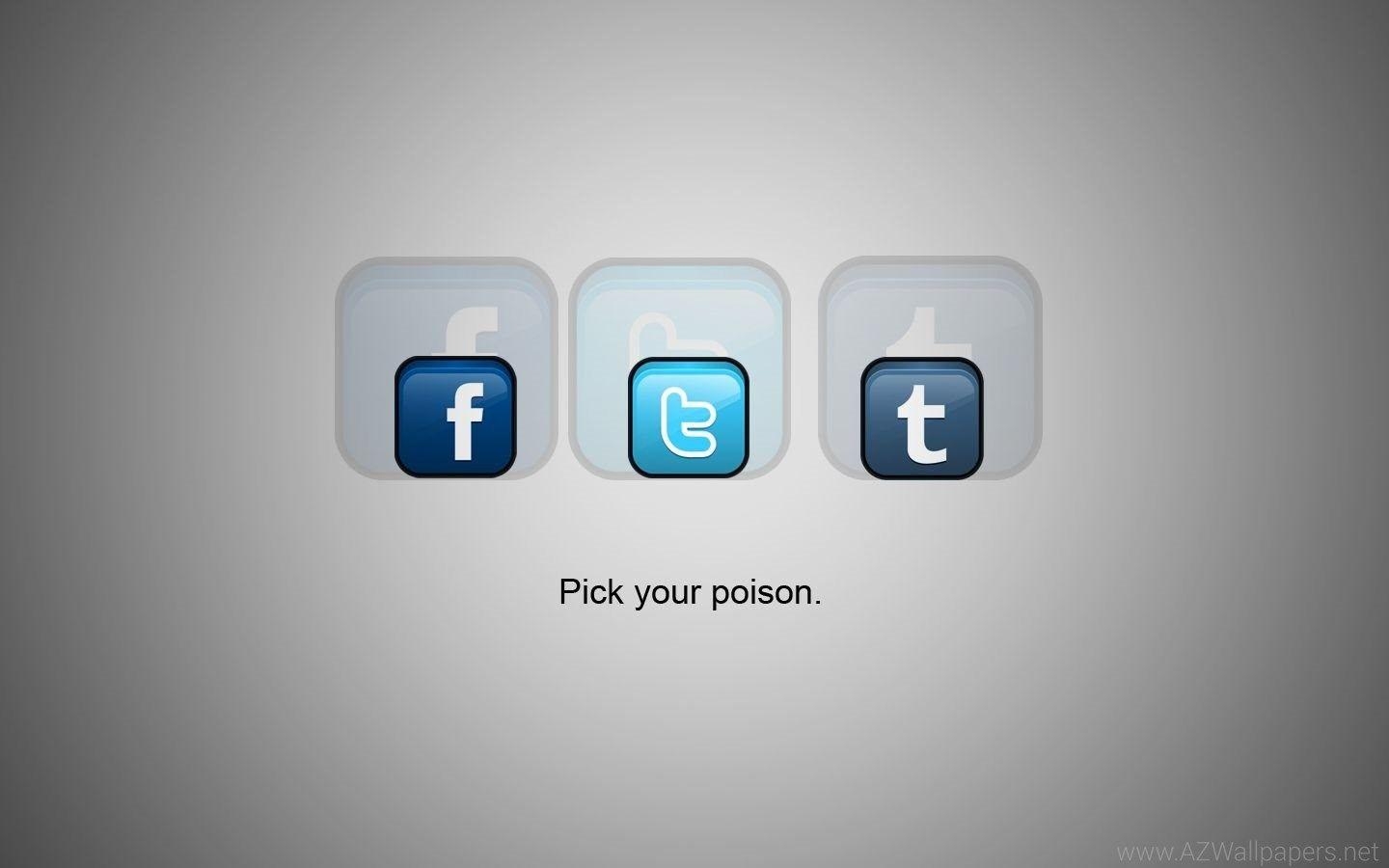 1440x900 Social Media Pick Your Poison Free Widescreen HD Wallpaper.jpeg, Desktop