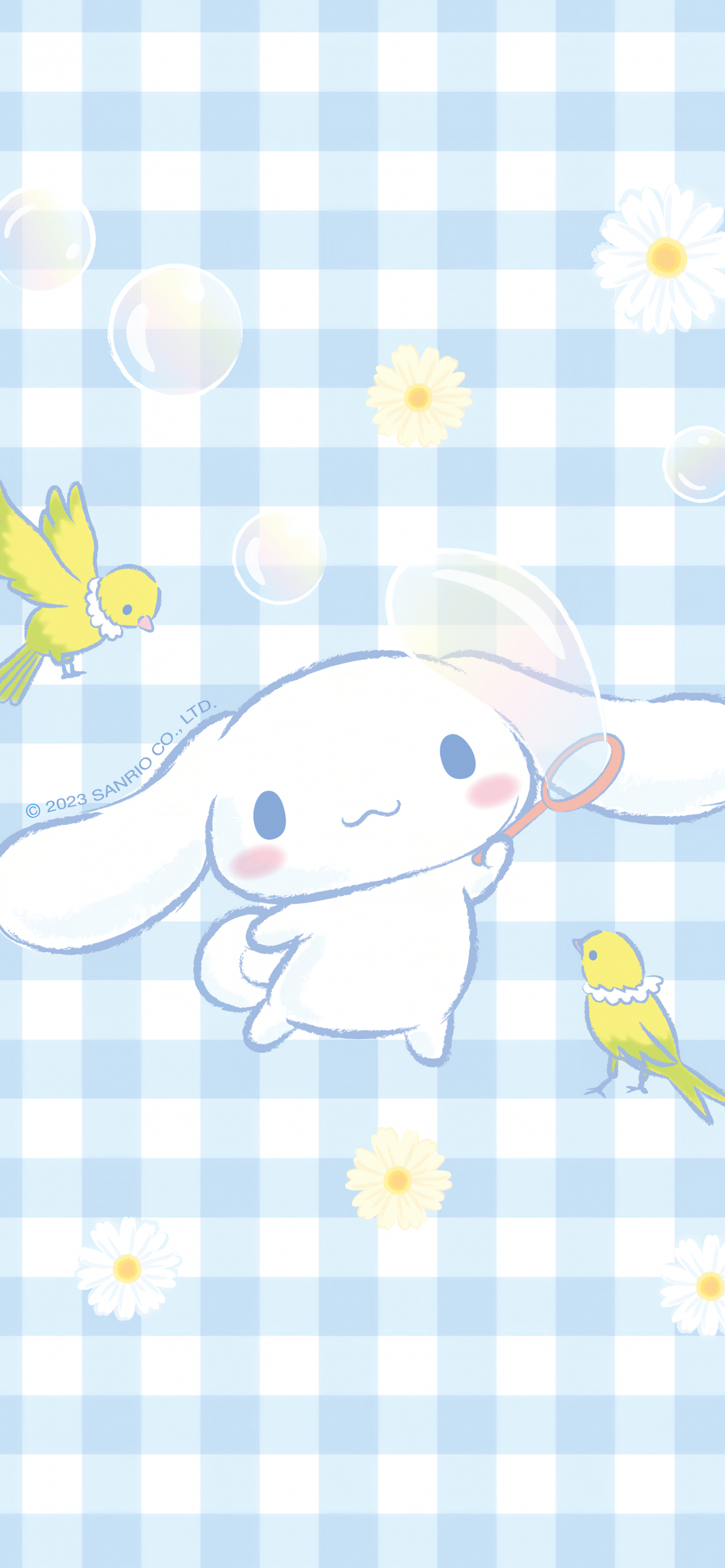 1290x2780 Cinnamoroll Wallpaper 4K, Blue, 5K, Phone