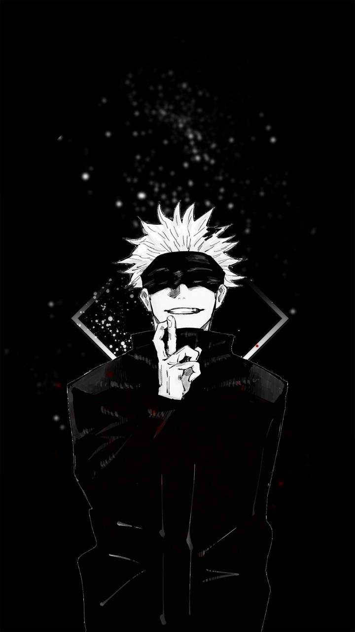 720x1280 Download Gojo Black Jujutsu Kaisen IPhone Wallpaper, Phone