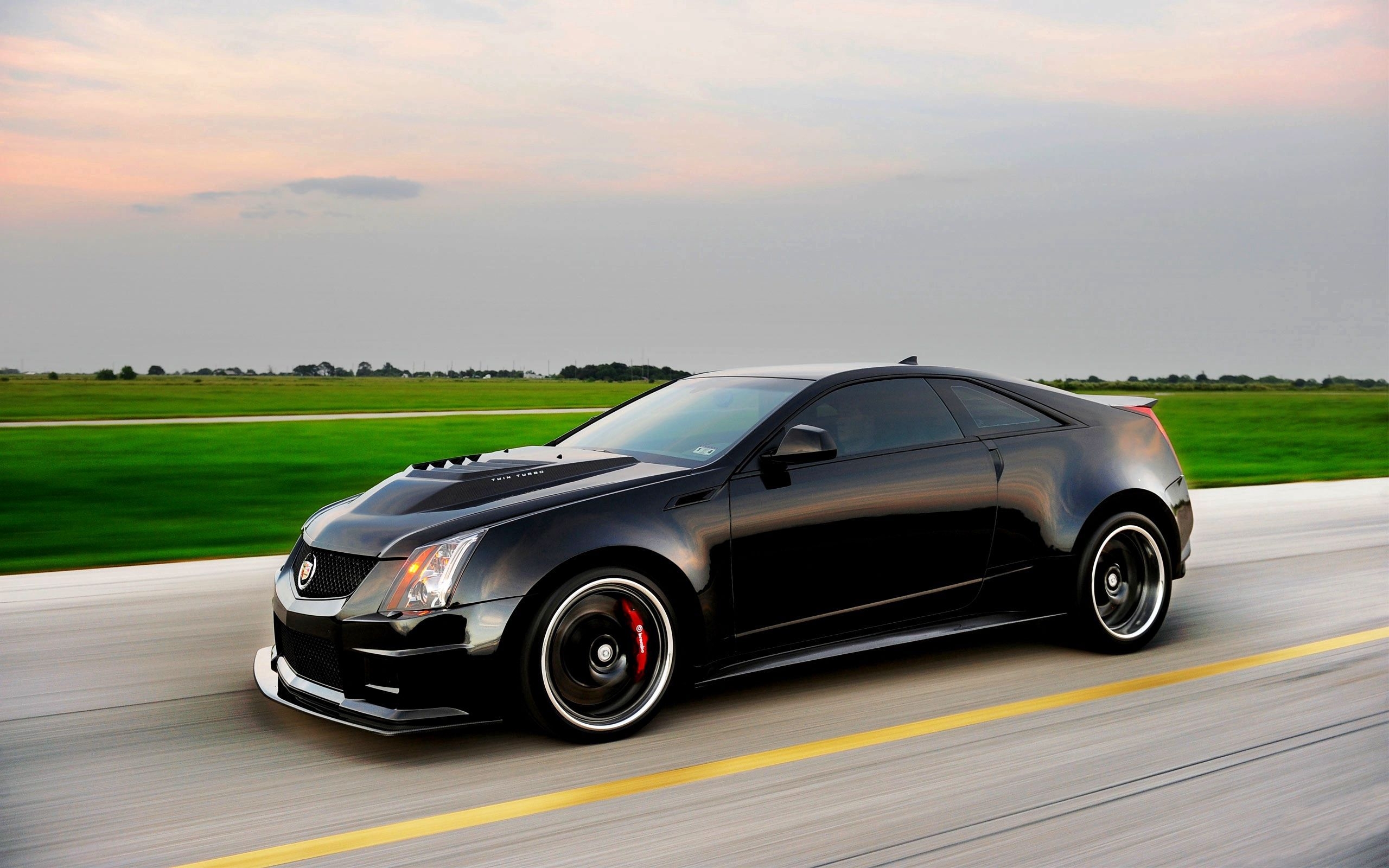 2560x1600 Download Wallpaper  Cadillac, Cts V, Hennessey, Black, Side View HD Background, Desktop