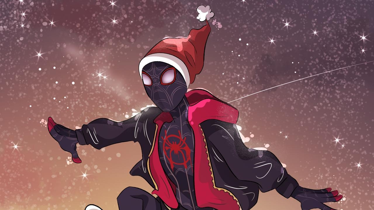 1280x720 Spider Man Into Spider Verse Christmas 720P HD 4k, Desktop