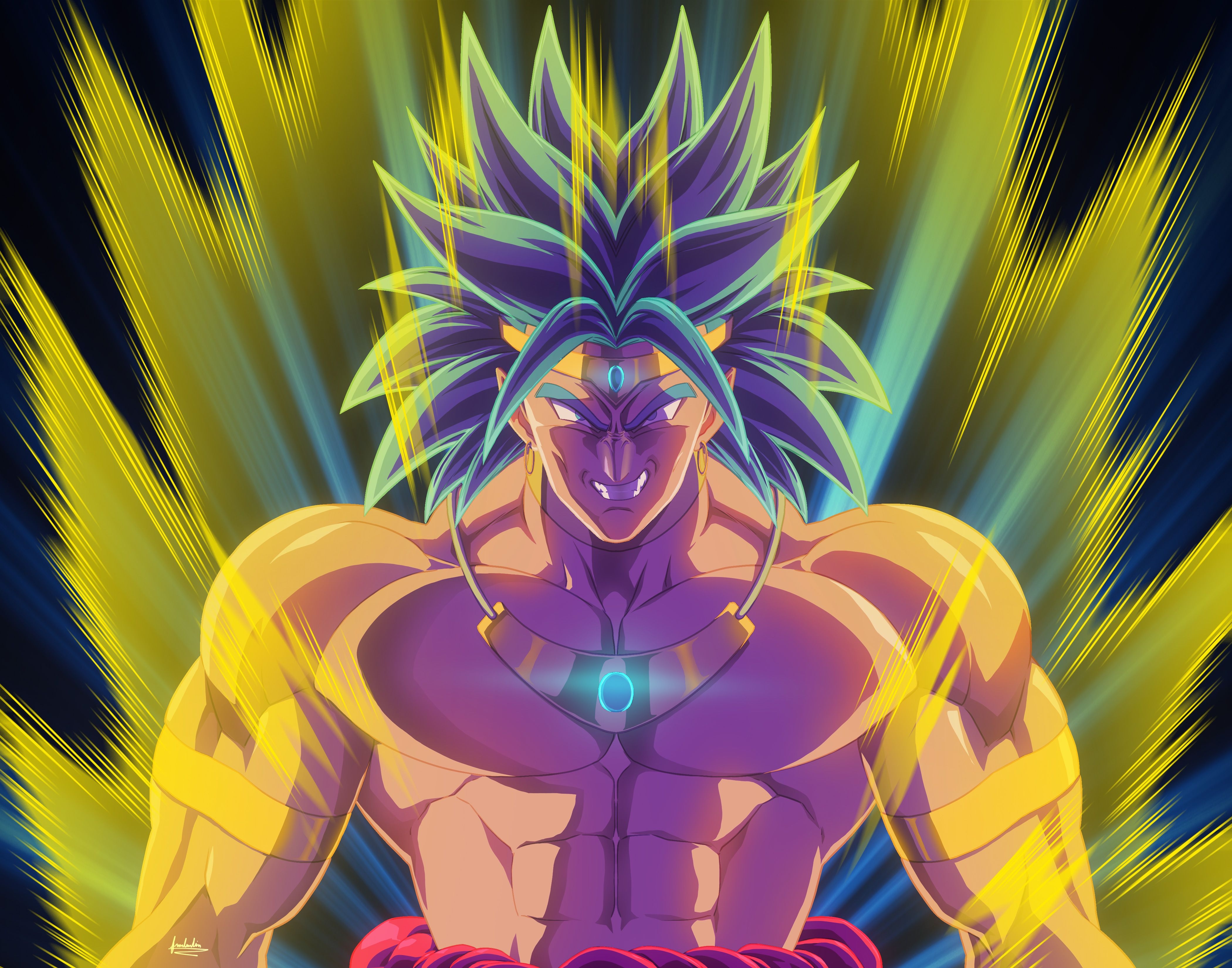 4200x3300 Wallpaper Broly, Dragon Ball Z, 4K, Anime, Desktop