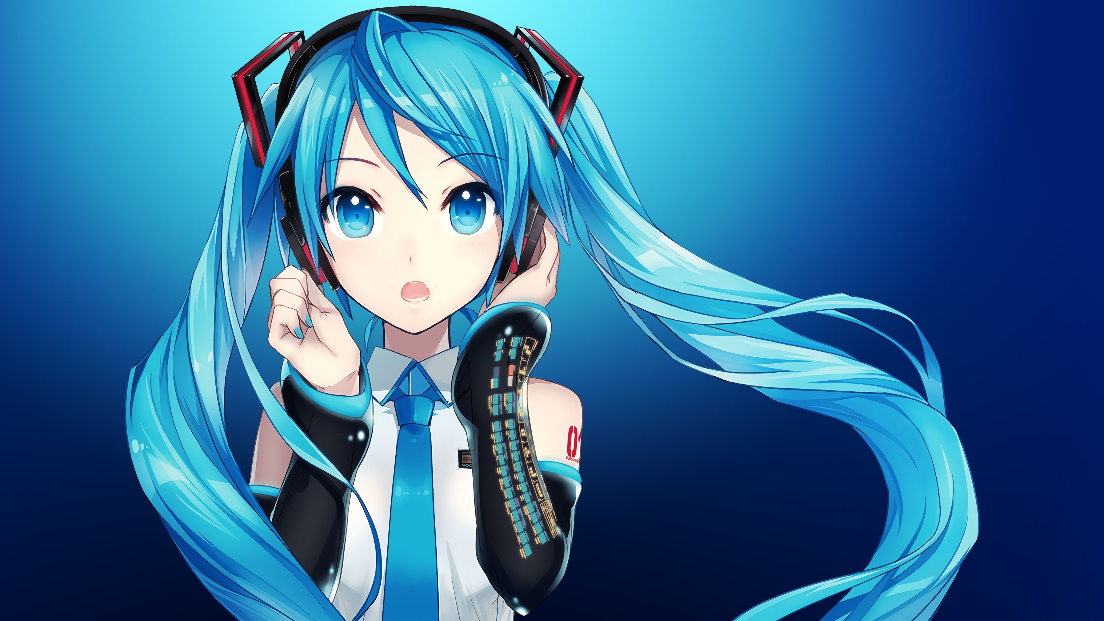 3840x2160 Hatsune Miku Art 4k, HD Anime, 4k Wallpaper, Image, Background, Desktop