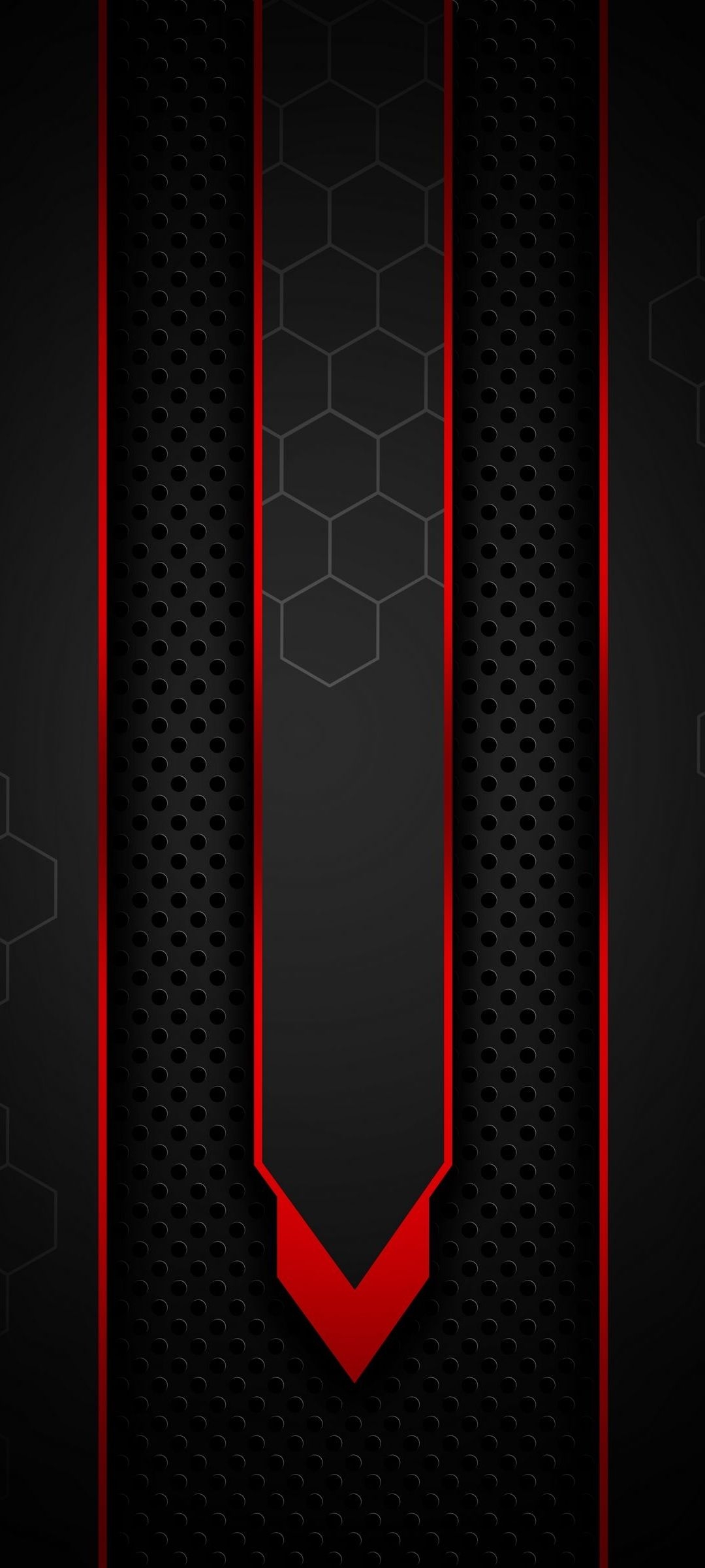 1080x2400 Red Black Abstract Phone, Phone