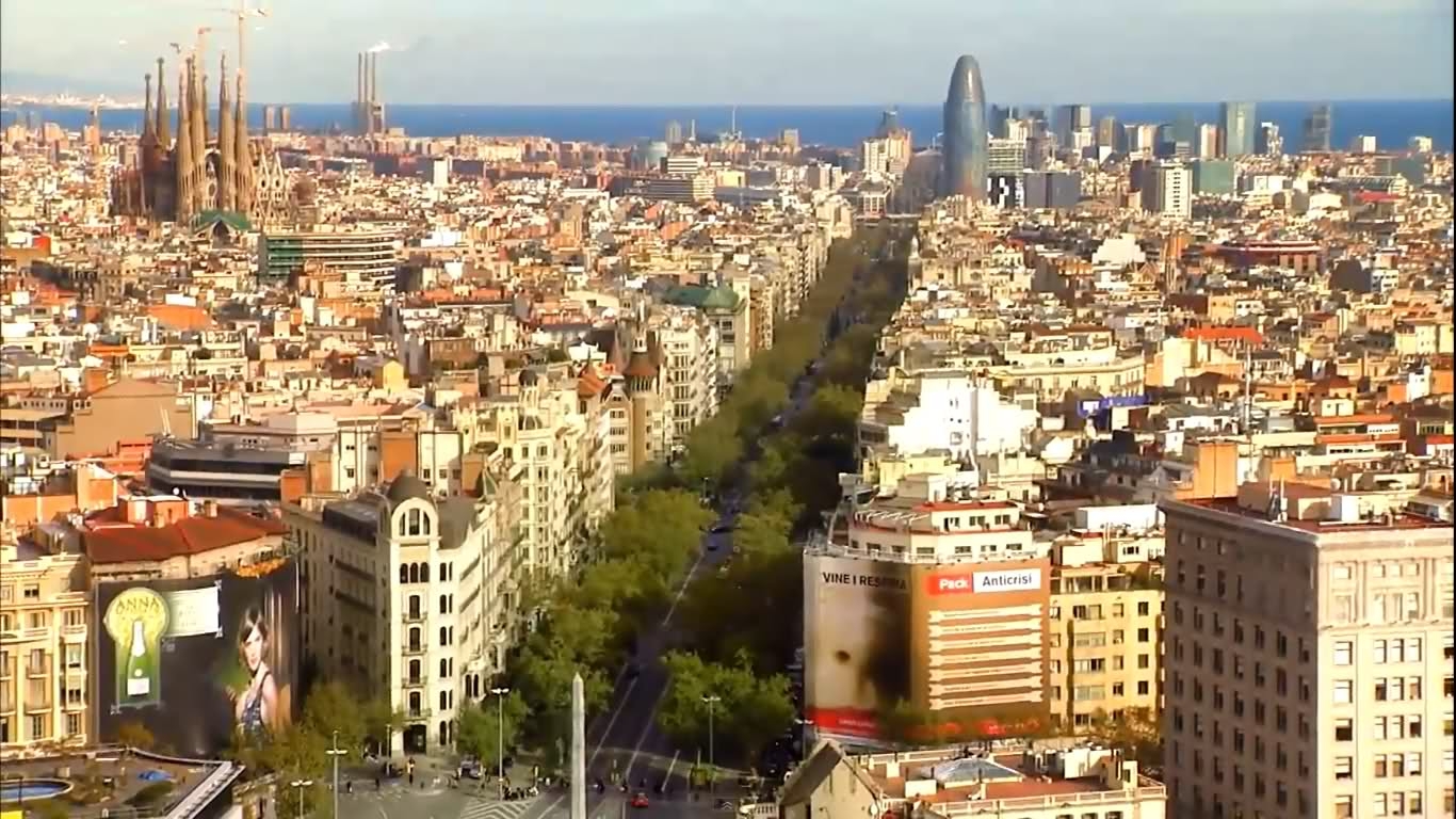 1370x770 Barcelona City. HD Wallpaper, HD Image, HD Picture, Desktop