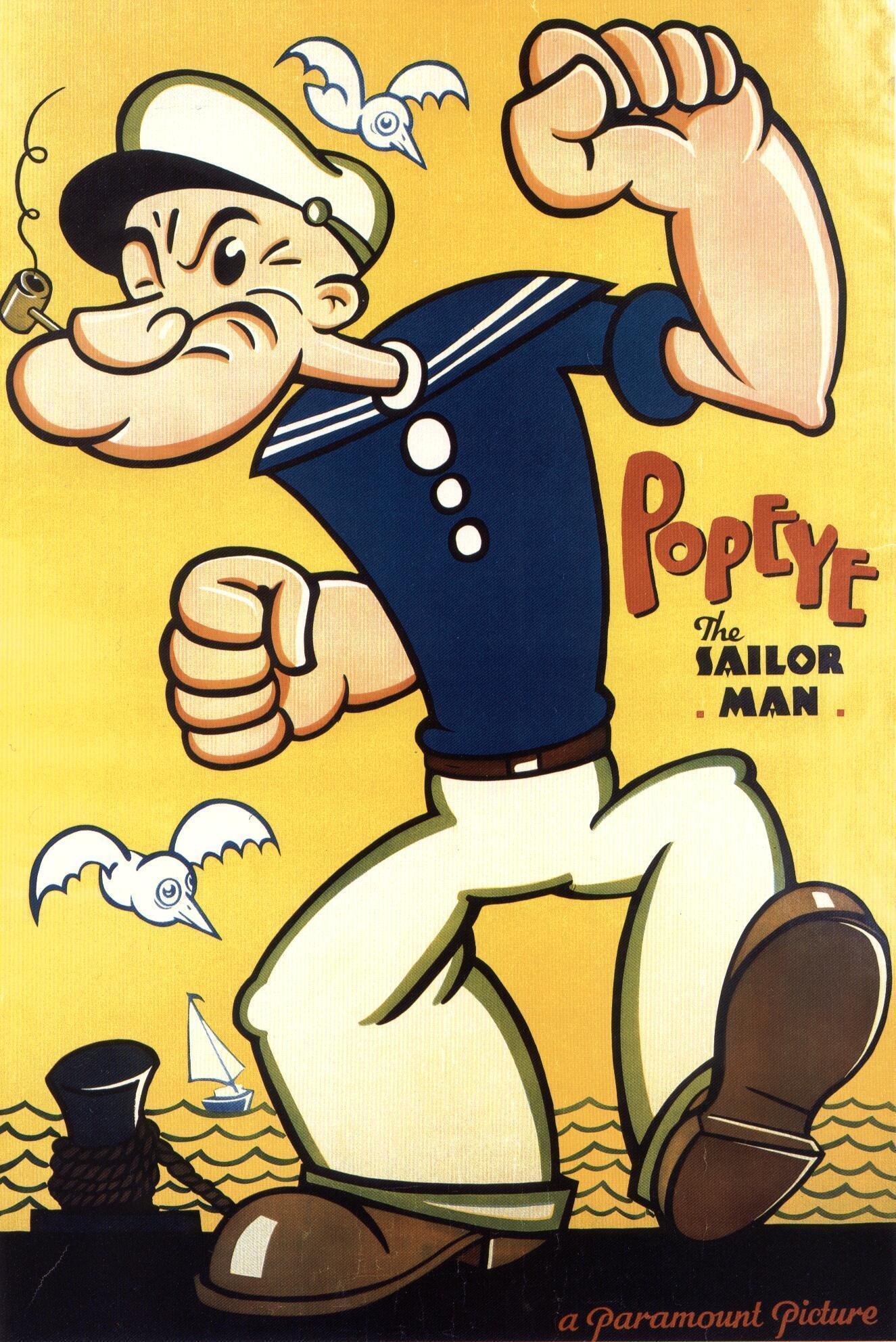 1330x1990 Popeye the Sailor Man HD Image Wallpaper for Android, Phone