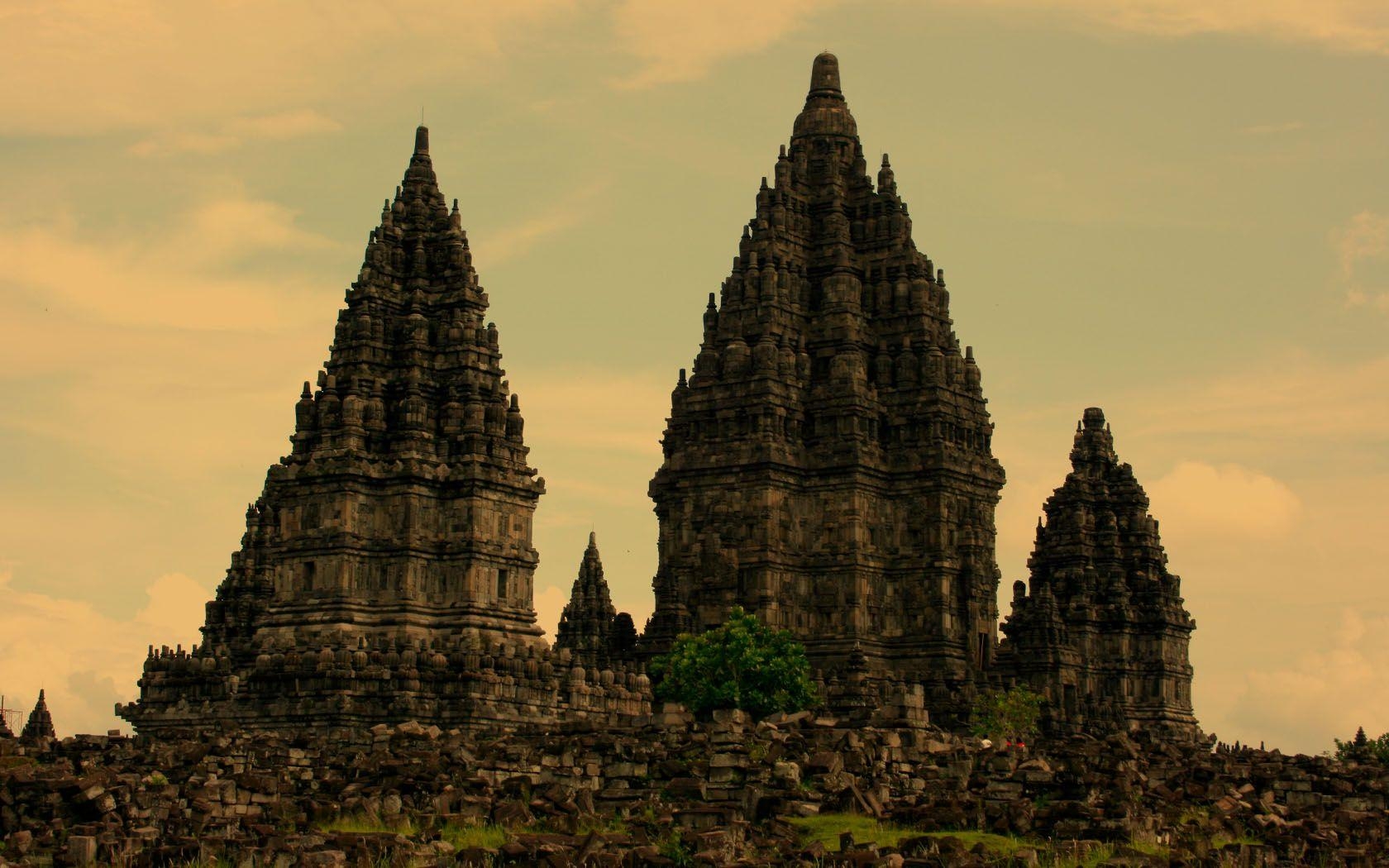 1680x1050 Prambanan Temple Wide Wallpaper, Desktop