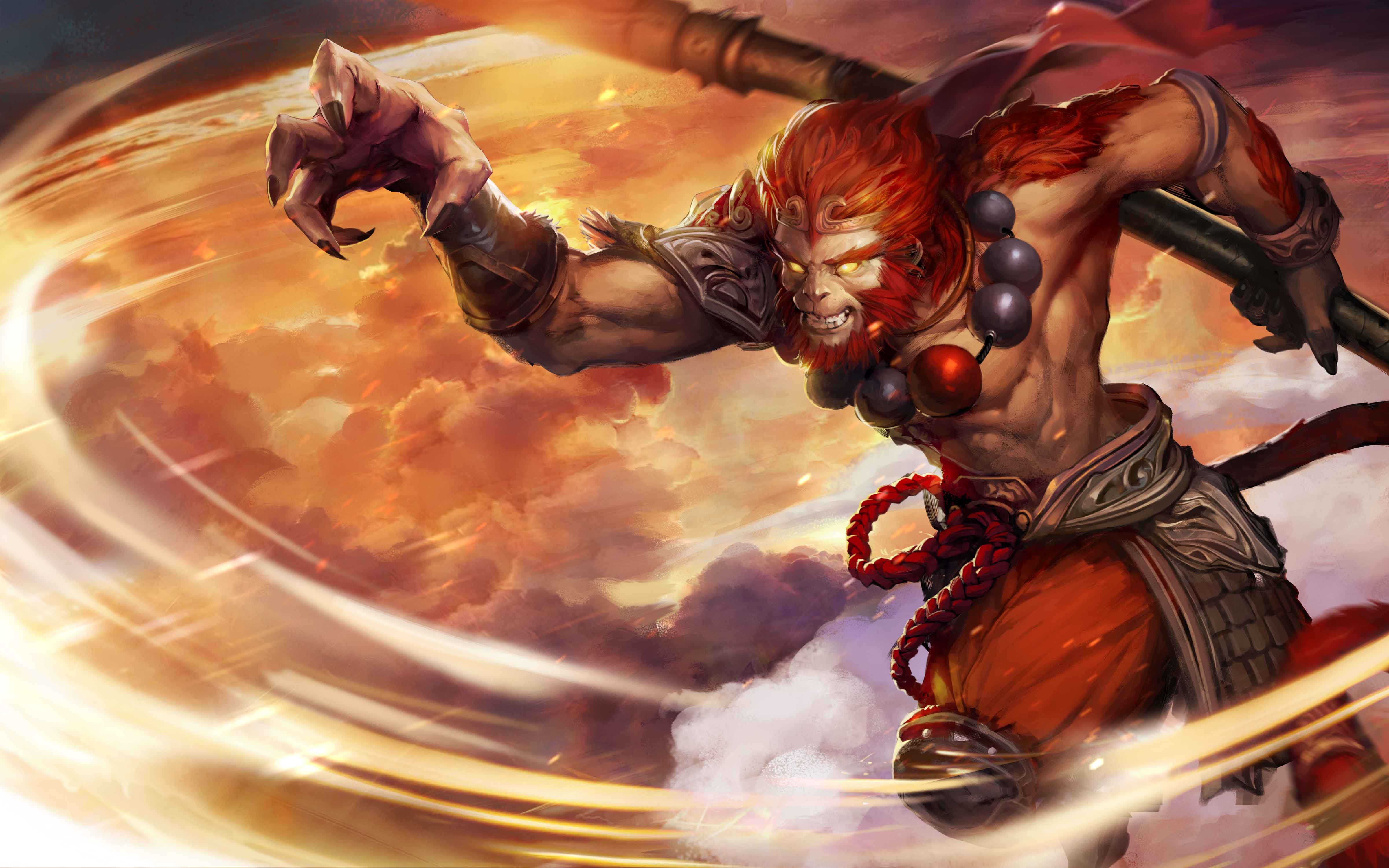 4800x3000 Dota 2 Video Game Phantom Lancer Monkey King Sun Wukong HD, Desktop