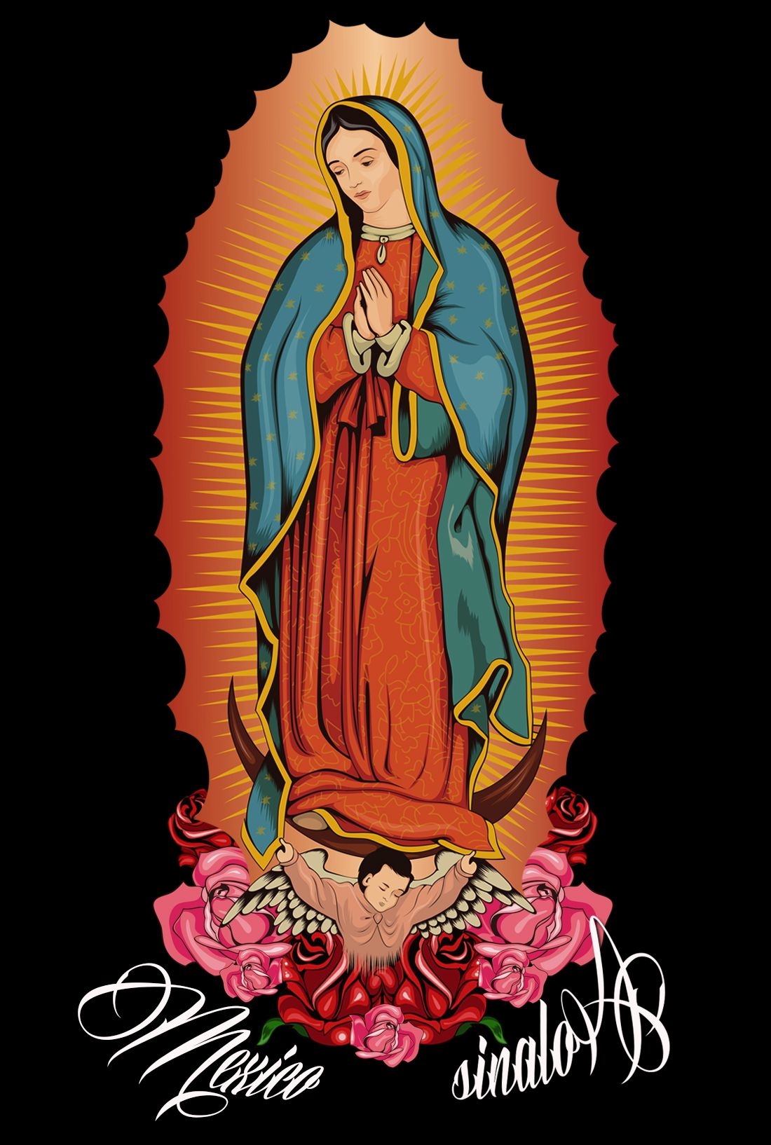 1100x1640 Guadalupe. Virgin mary tattoo, Virgin mary art, Hispanic art, Phone