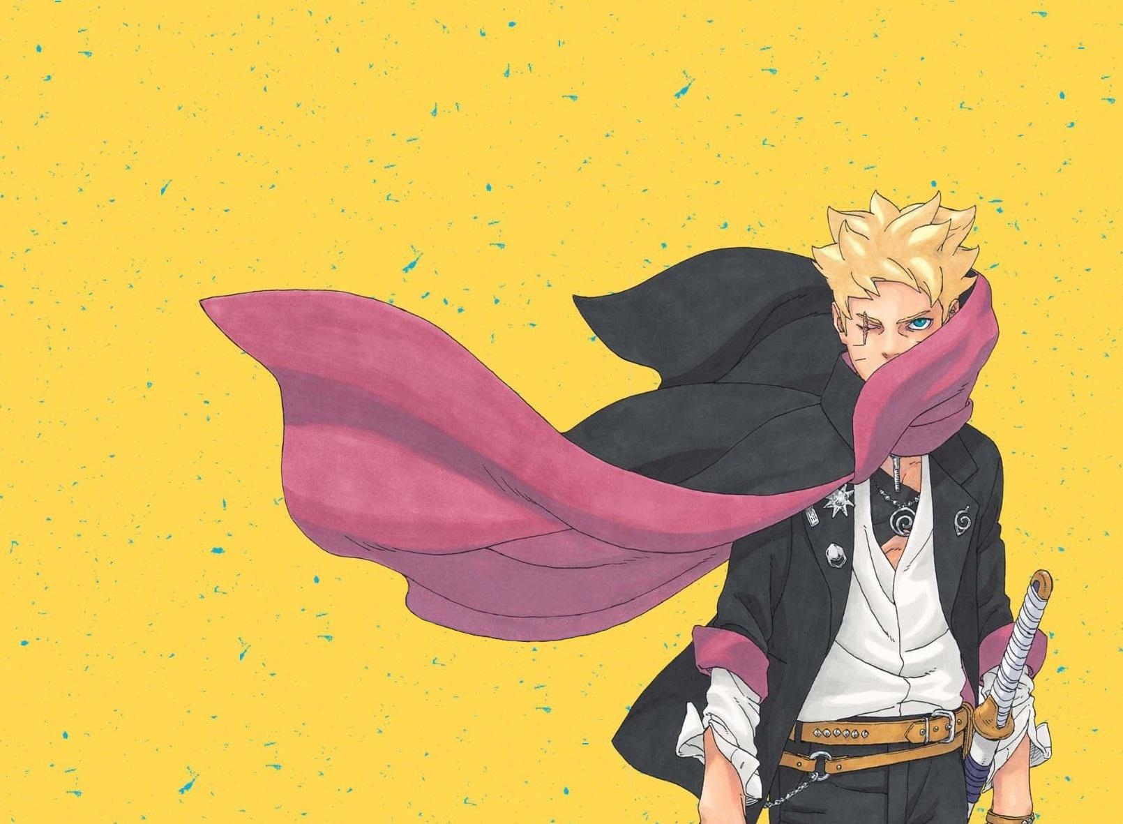 1610x1190 Boruto Two Blue Vortex Ch. 1 textless manga cover, Desktop