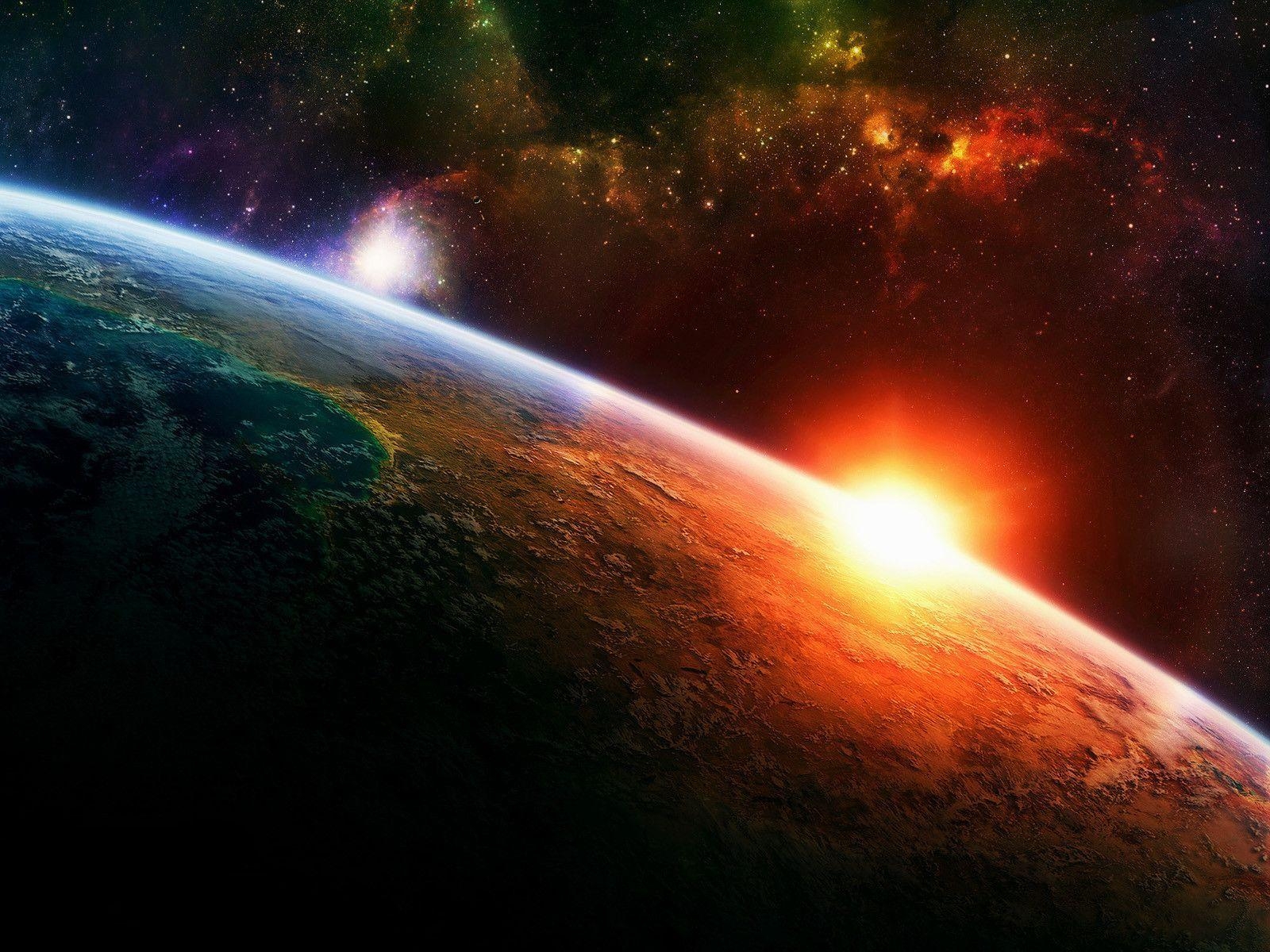 1600x1200 Marvelous Planet Earth and Space Wallpaper, Desktop