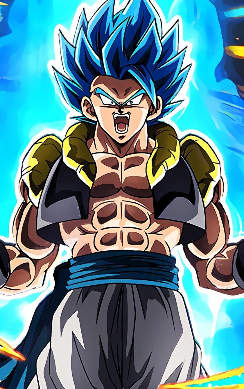 840x1340 Download  wallpaper dragon ball super: broly, gogeta, Phone