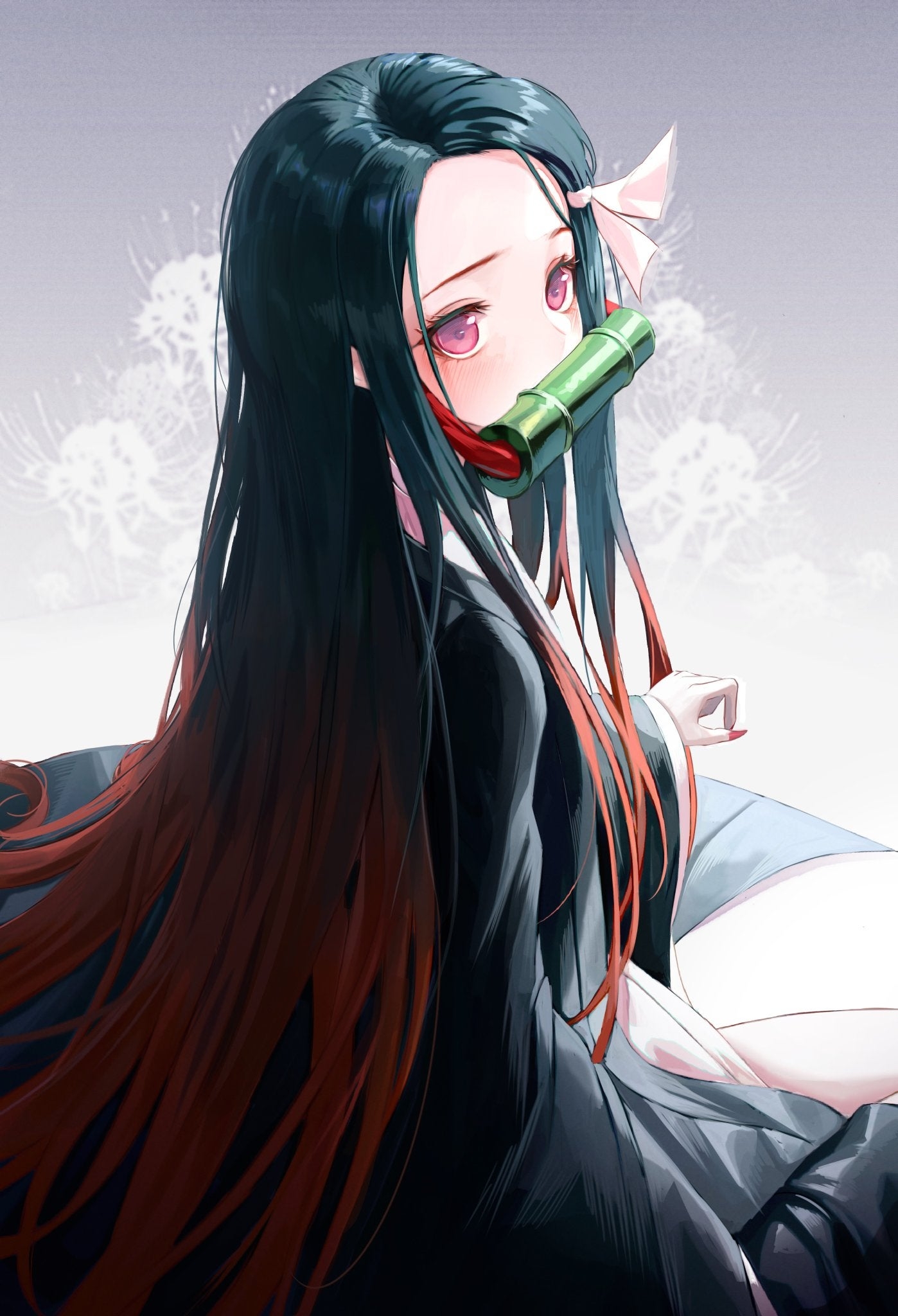 1400x2050 Nezuko <3 Hyou Fan Art, Phone