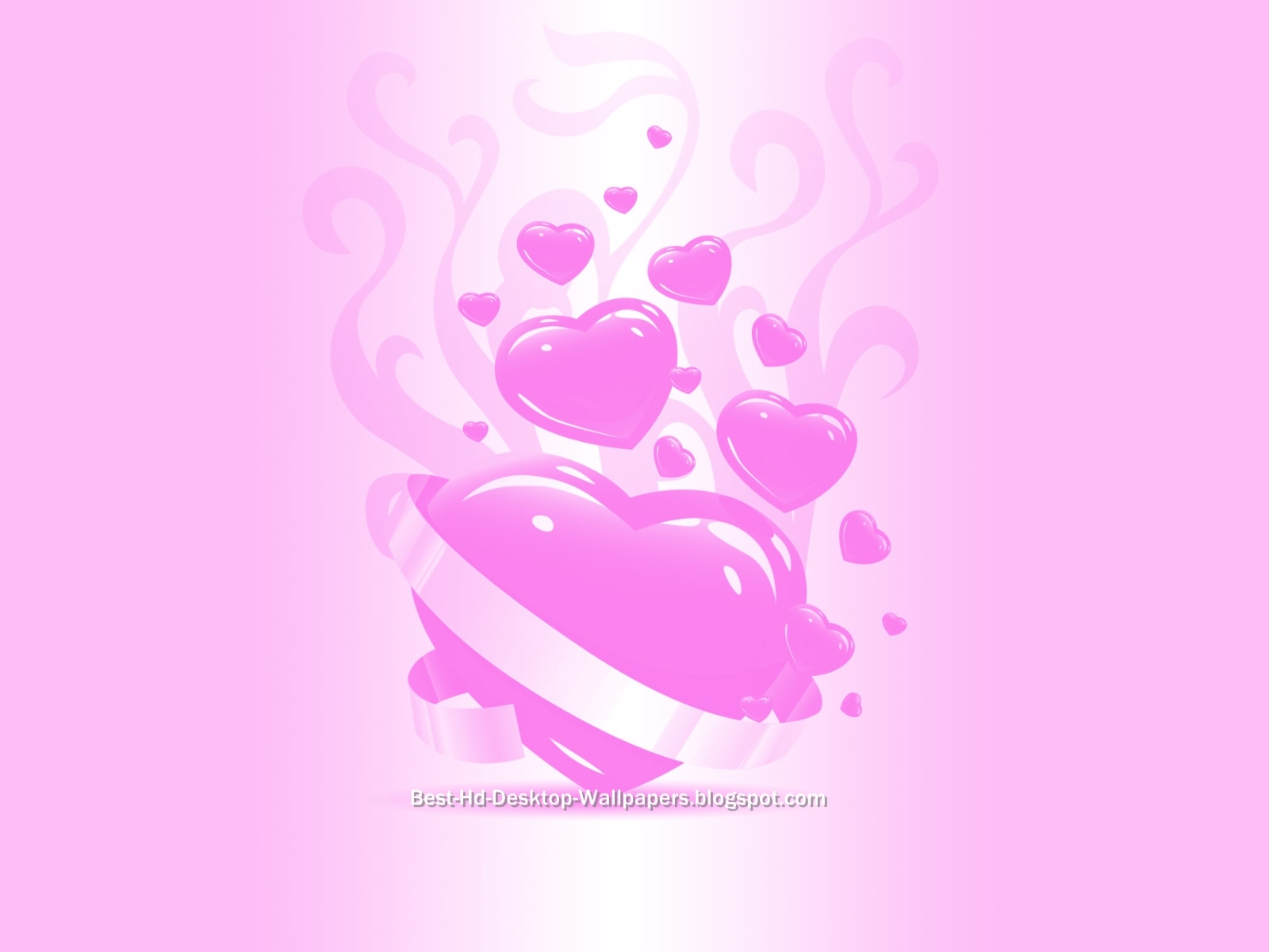 1600x1200 Cute Pink Heart Wallpaper, Desktop