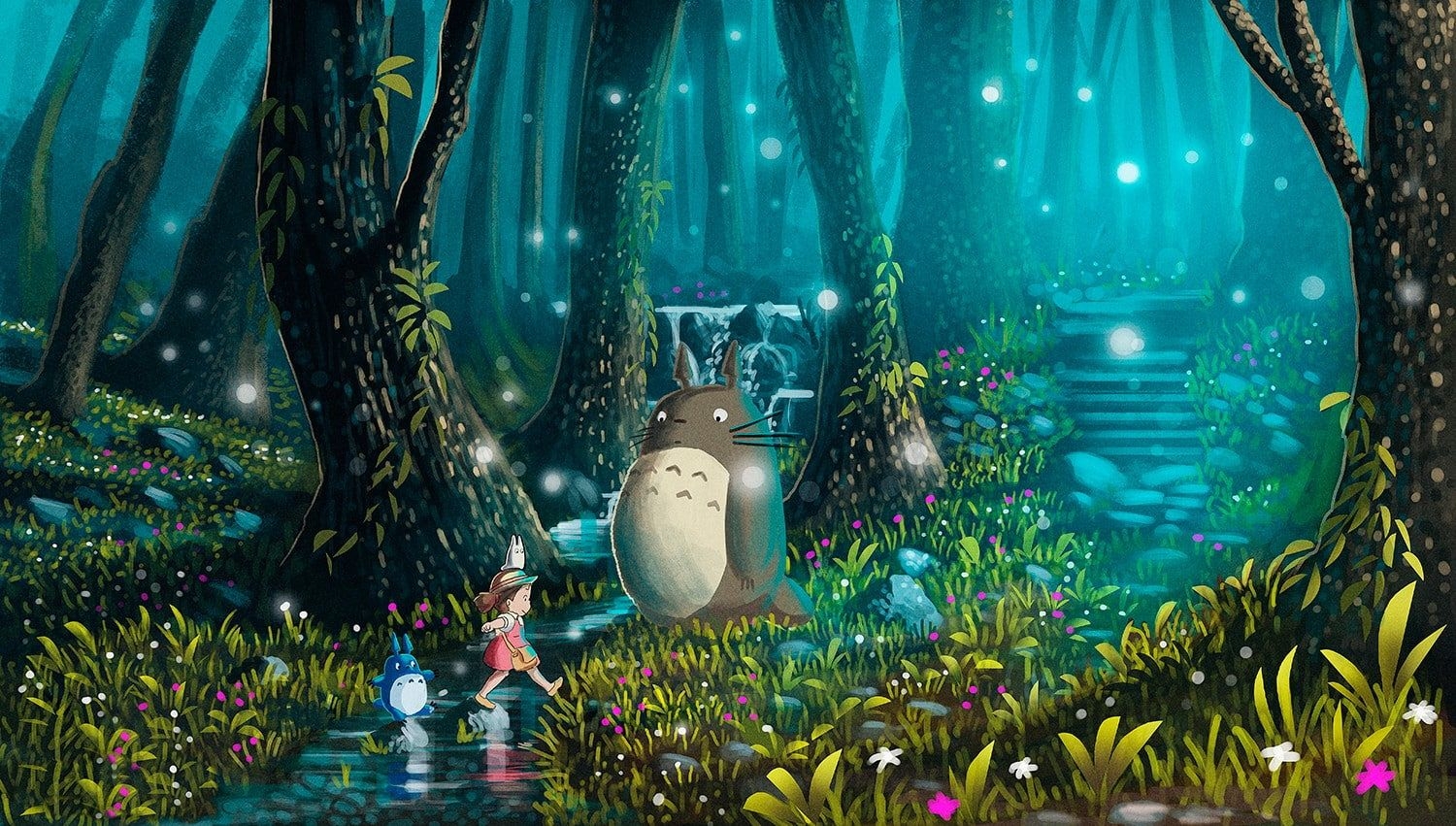 1500x860 anime My Neighbor Totoro anime girls #Totoro Studio Ghibli P #wallpaper #hdwallpaper #desktop. Totoro, Digital wallpaper, Desktop wallpaper, Desktop