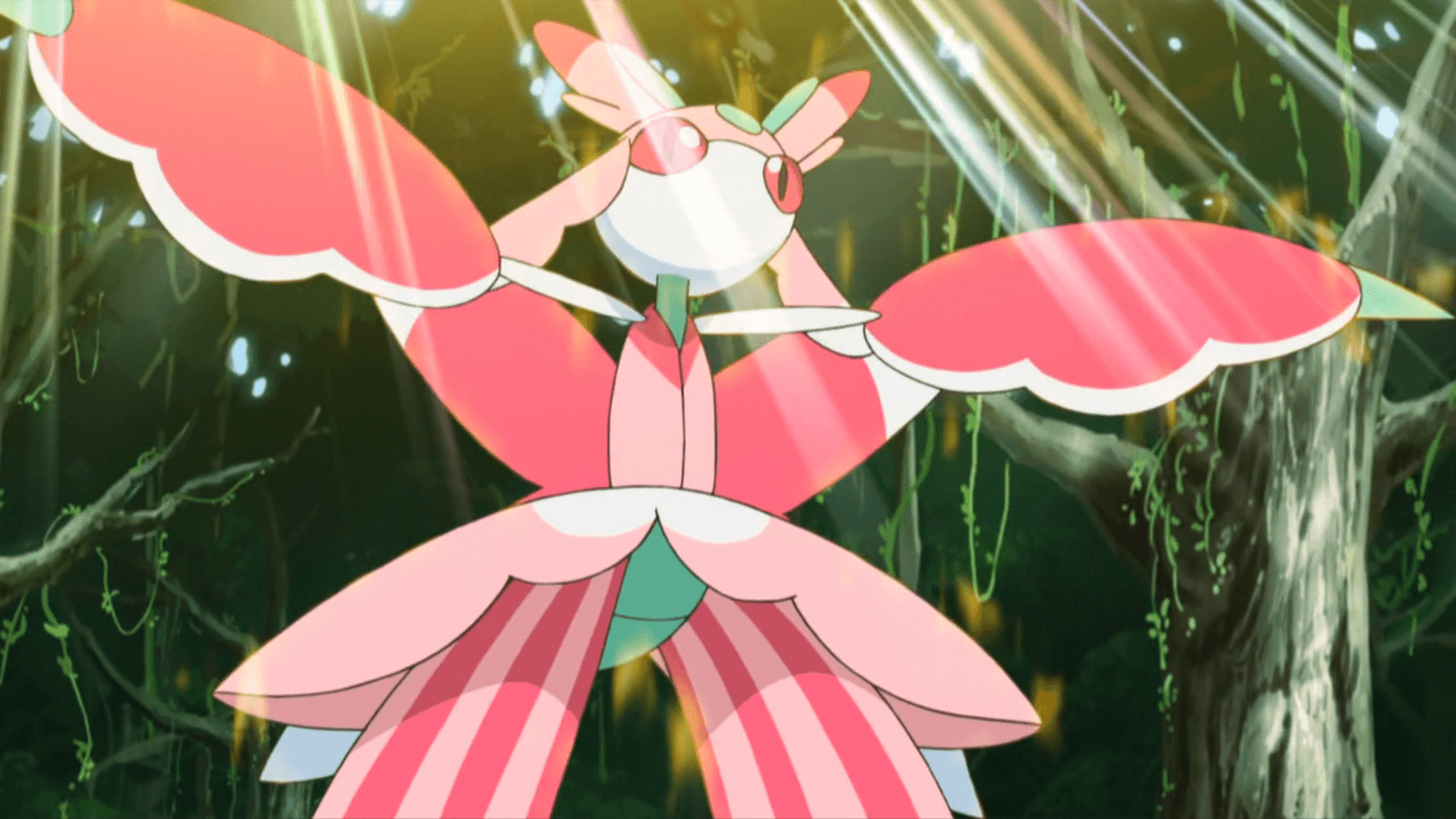 1920x1080 Totem Lurantis (anime). Pokémon, Desktop