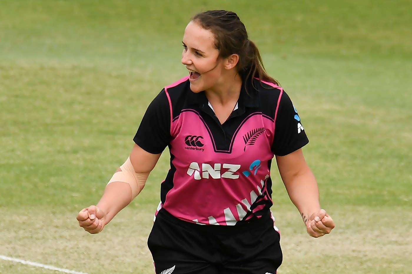 1400x940 Amelia Kerr celebrates a wicket, Desktop