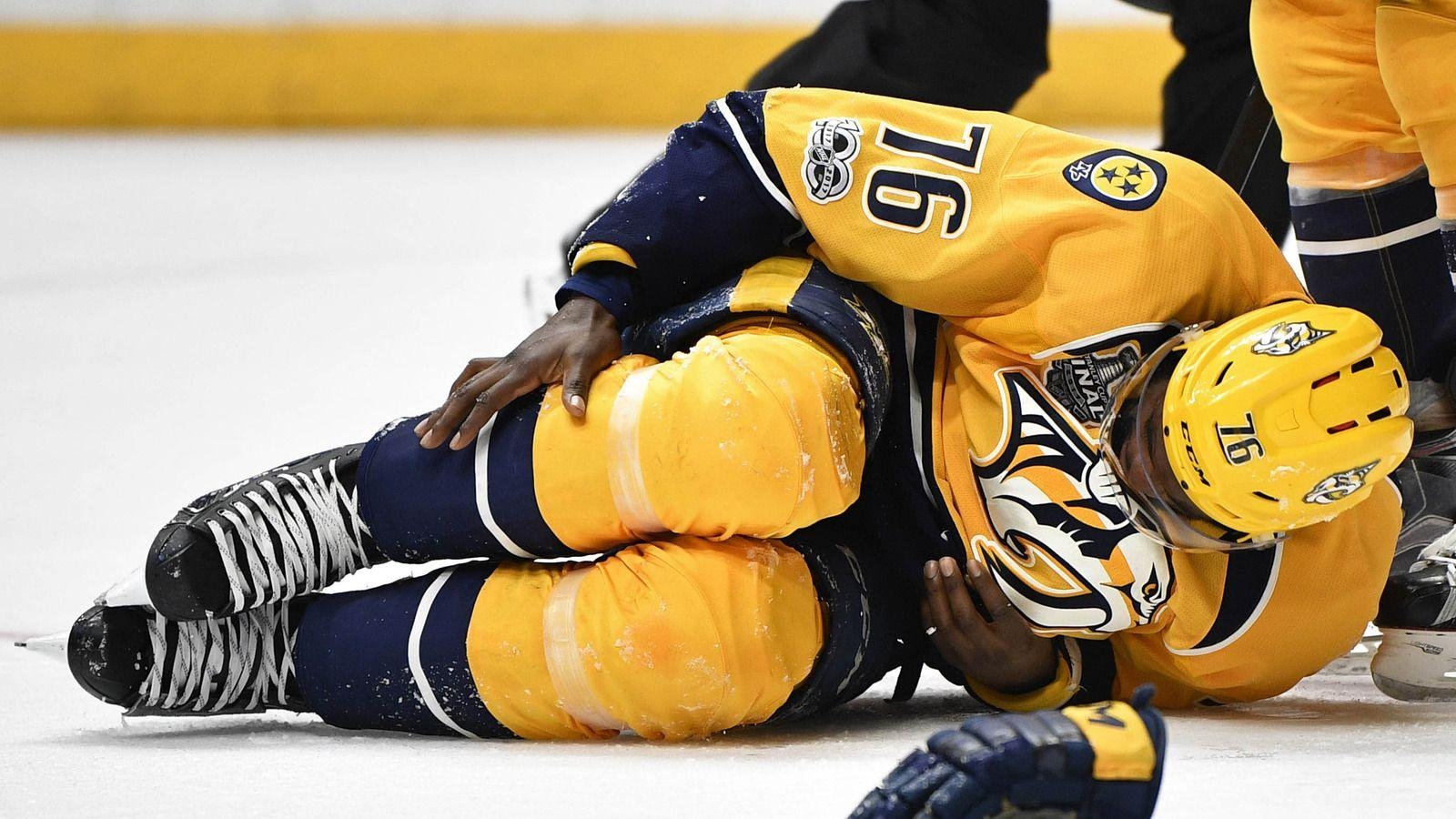 1600x900 PK Subban limping after Game 4 following puck to ankle, Desktop