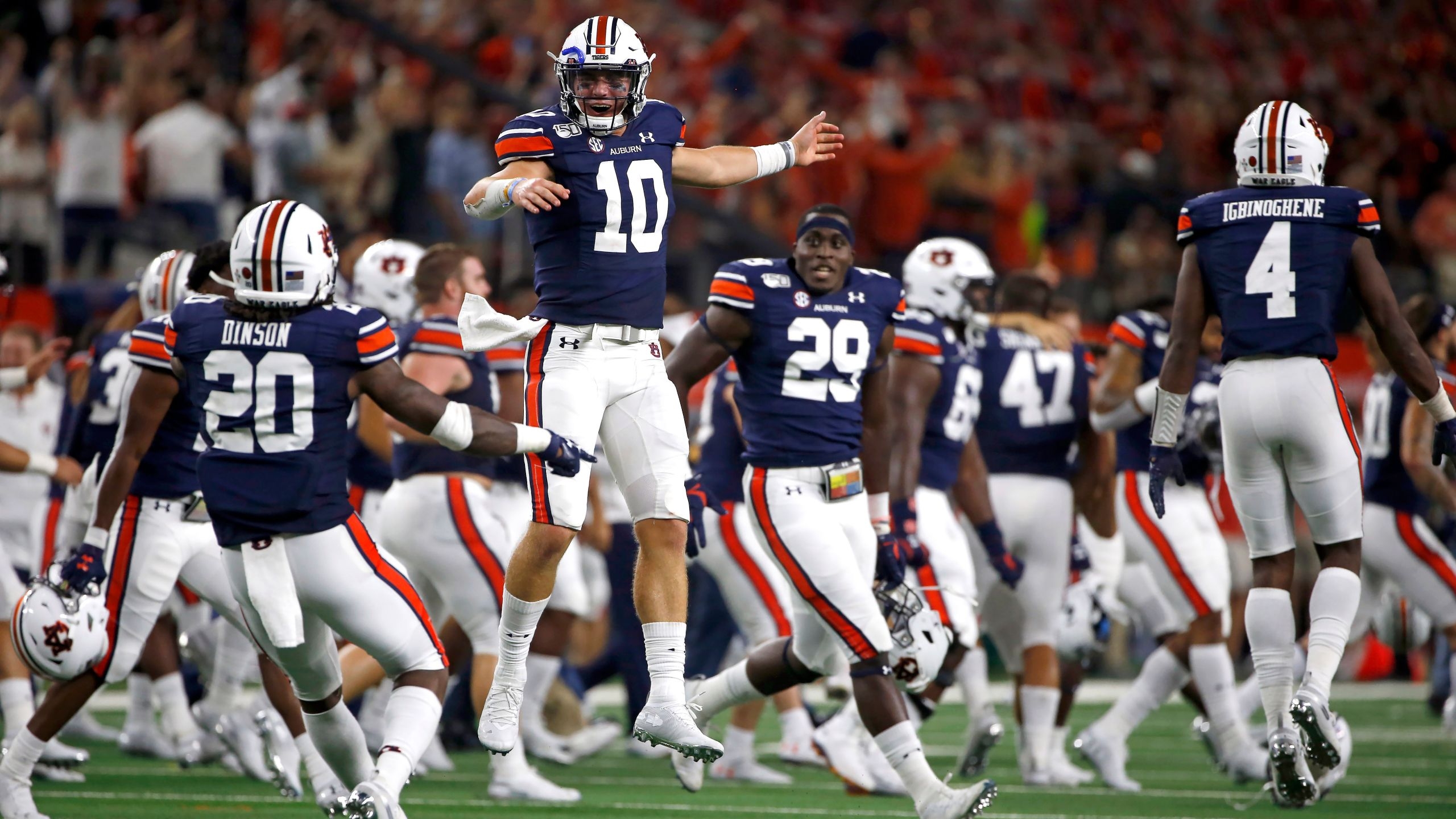 2560x1440 Auburn jumps to No. 10 in AP rankings, Desktop