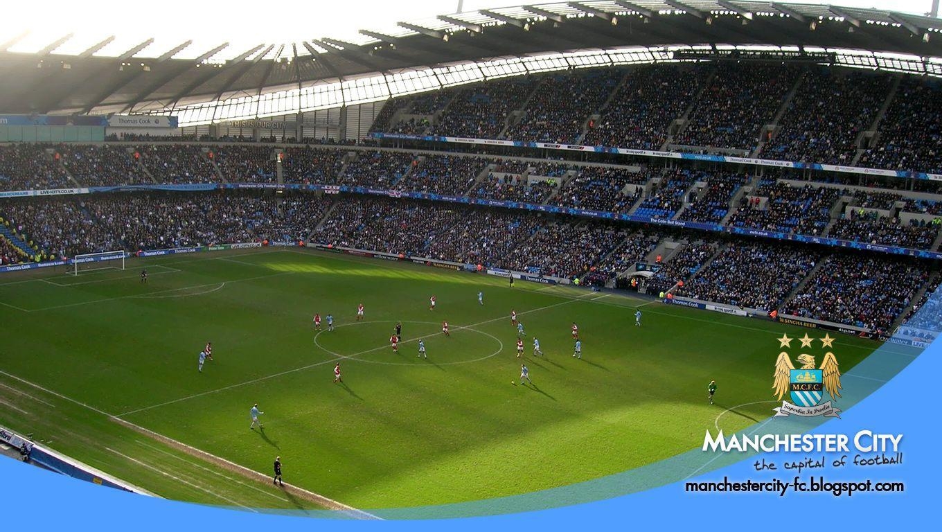 1360x770 Manchester City FC capital of football: City of Manchester, Desktop