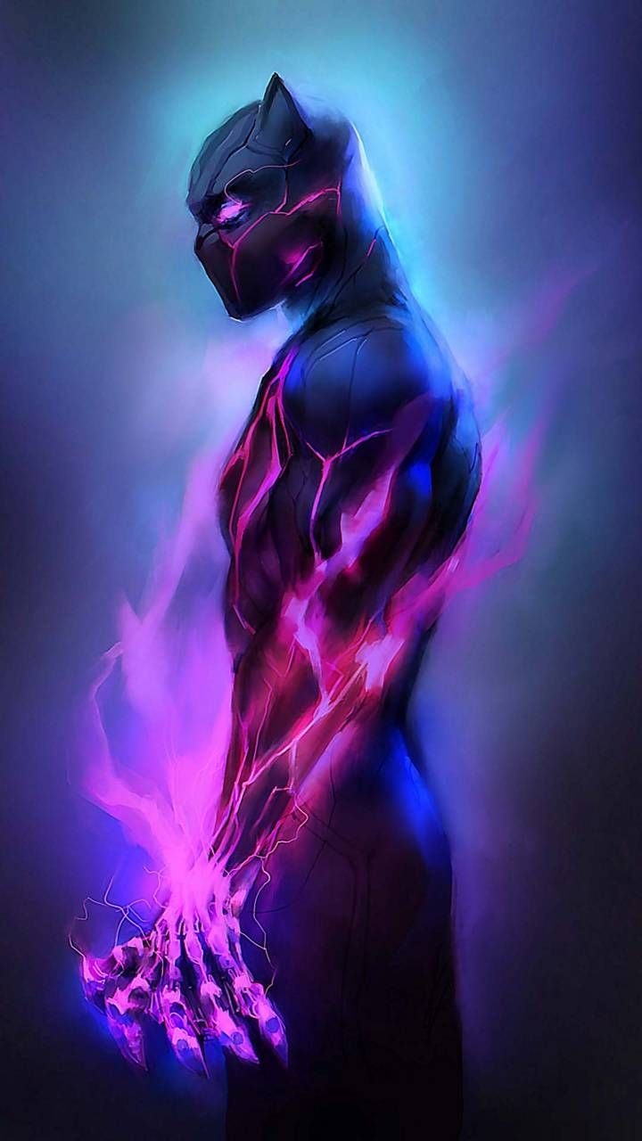 720x1280 Black Panther Art Wallpaper Free Black Panther Art Background, Phone