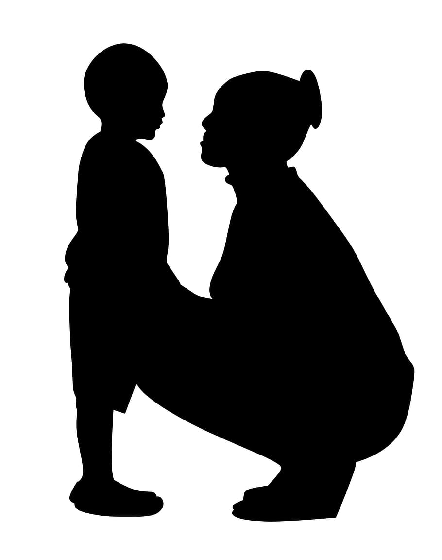 910x1160 HD wallpaper: silhouette, mother, son, mothersday, woman, motherwithbaby, Phone