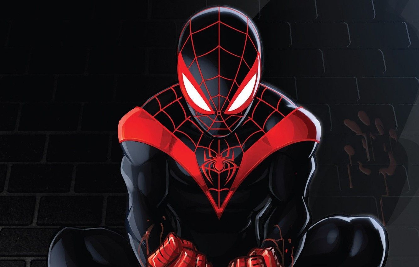 1340x850 Black And Red Spider Man Wallpaper Free Black And Red Spider Man Background, Desktop