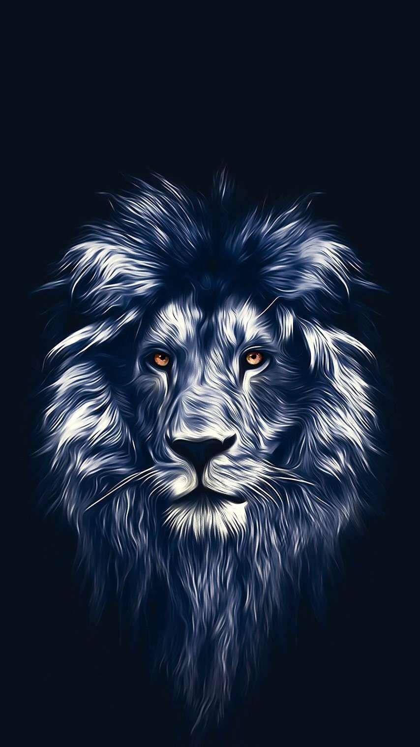 860x1520 Lion Face Art iPhone Wallpaper. Lion wallpaper, Lion painting, Phone