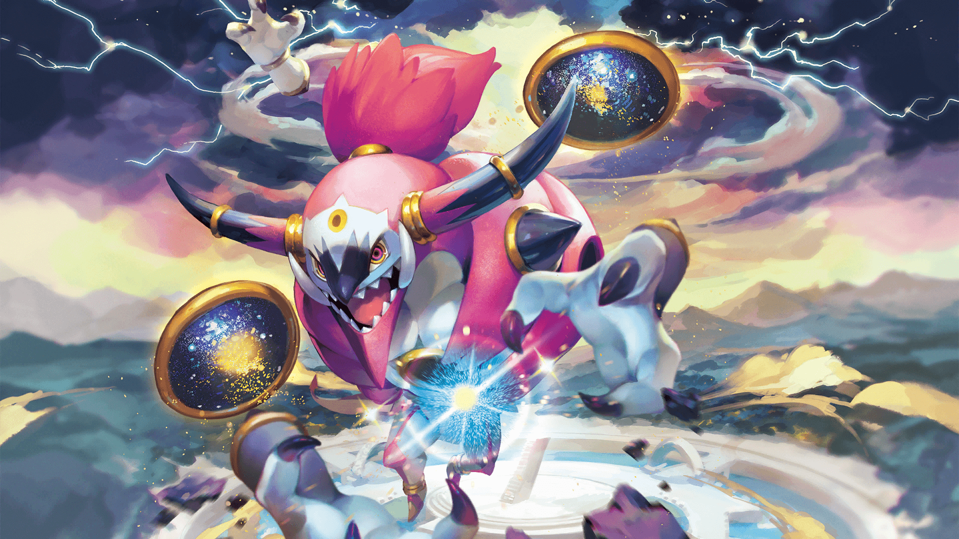 1920x1080 Mega Hoopa Pokemon TCG XY Ancient Origins.png. Pokémon, Desktop