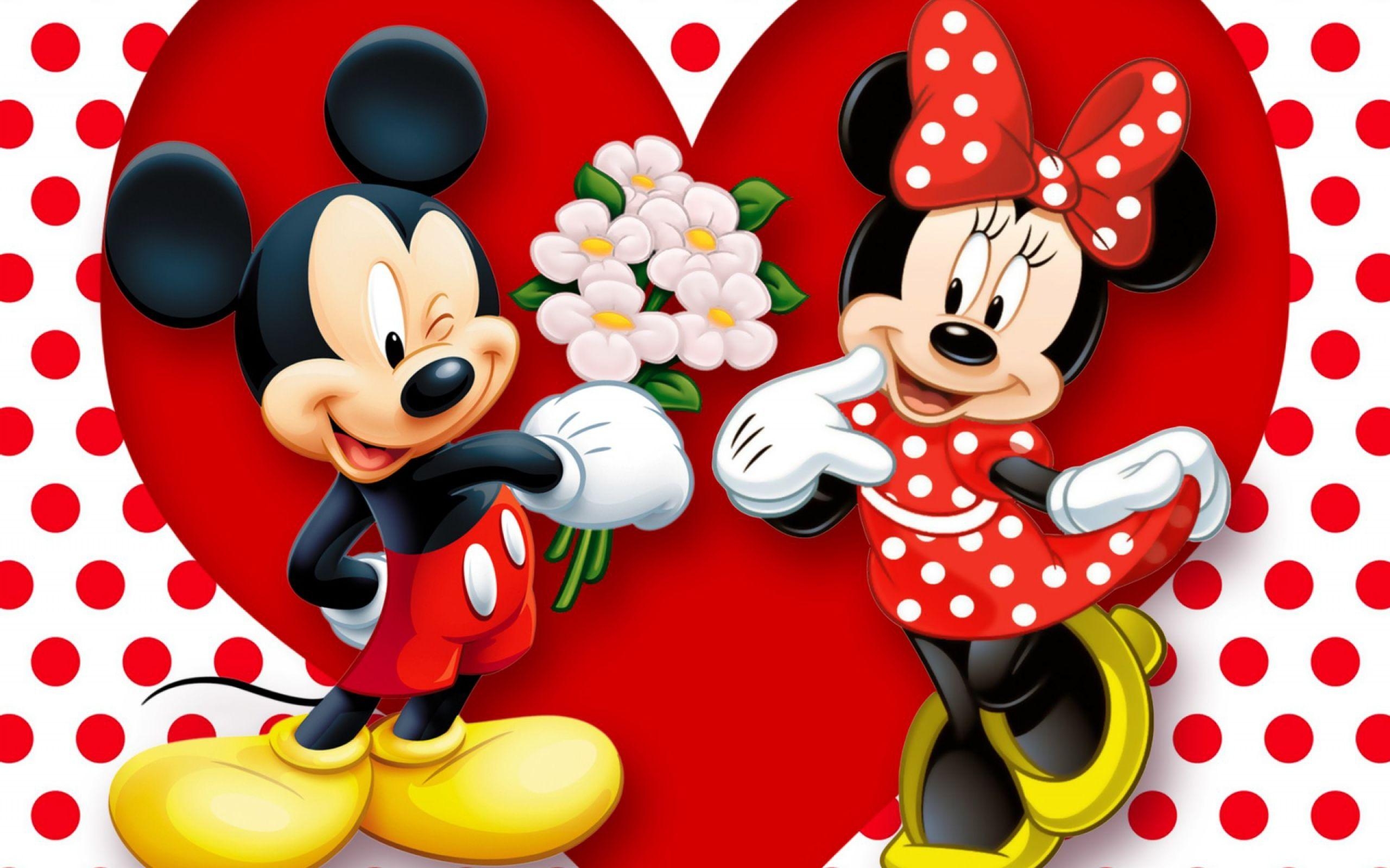 2560x1600 Mickey Mouse and Minnie in Love Wallpaper Free Mickey, Desktop