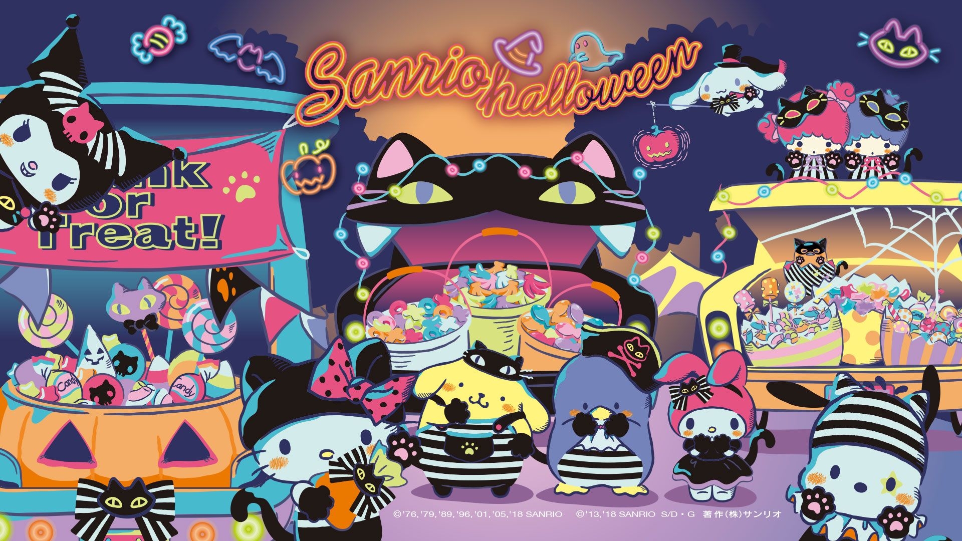 1920x1080 1920×1080】201810 Sanrio Halloween Special. Hello kitty picture, Sanrio, Cute poster, Desktop