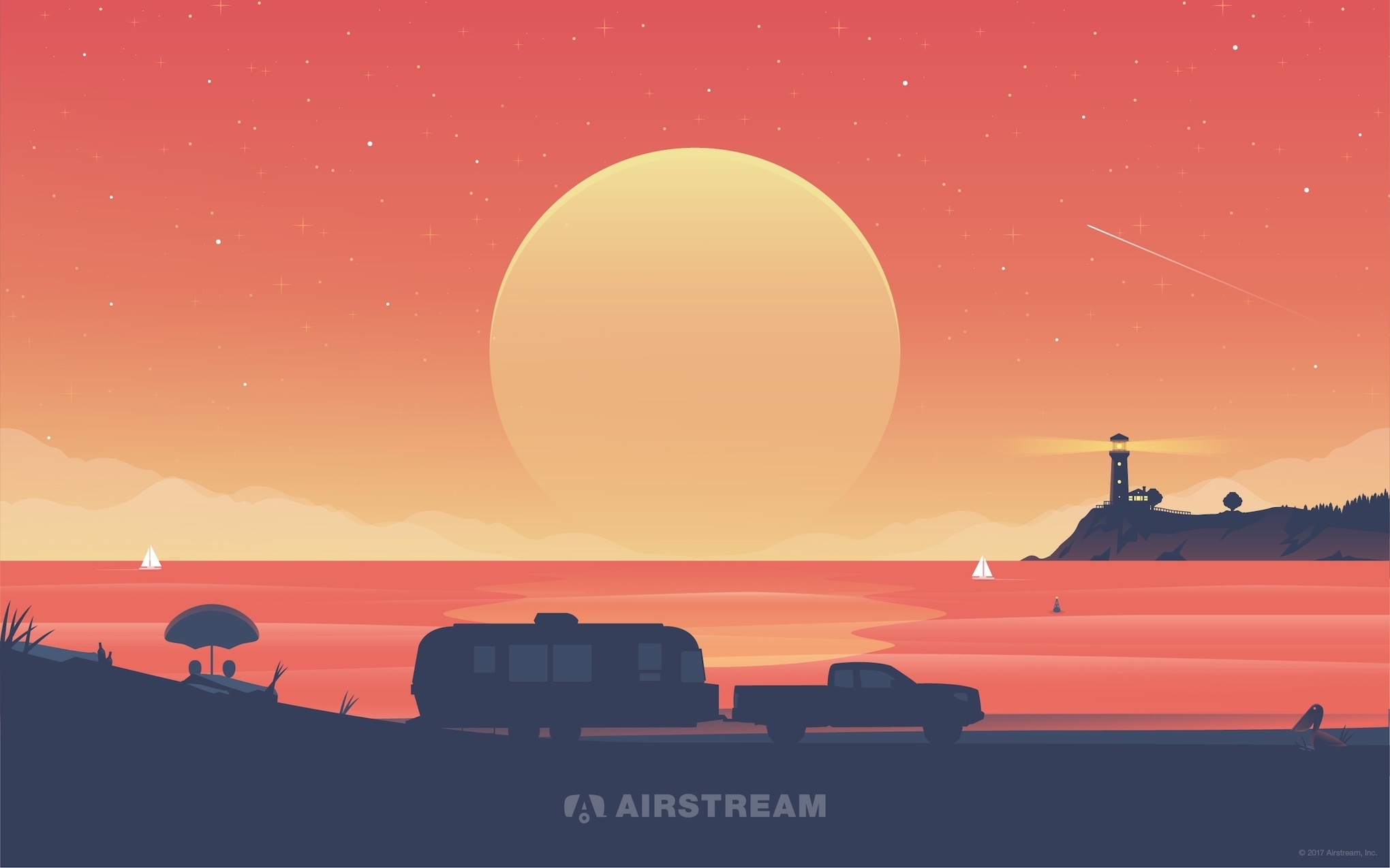 2040x1280 Sun Kissed Screens: Airstream Desktop & Mobile Wallpaper For Summer, Desktop