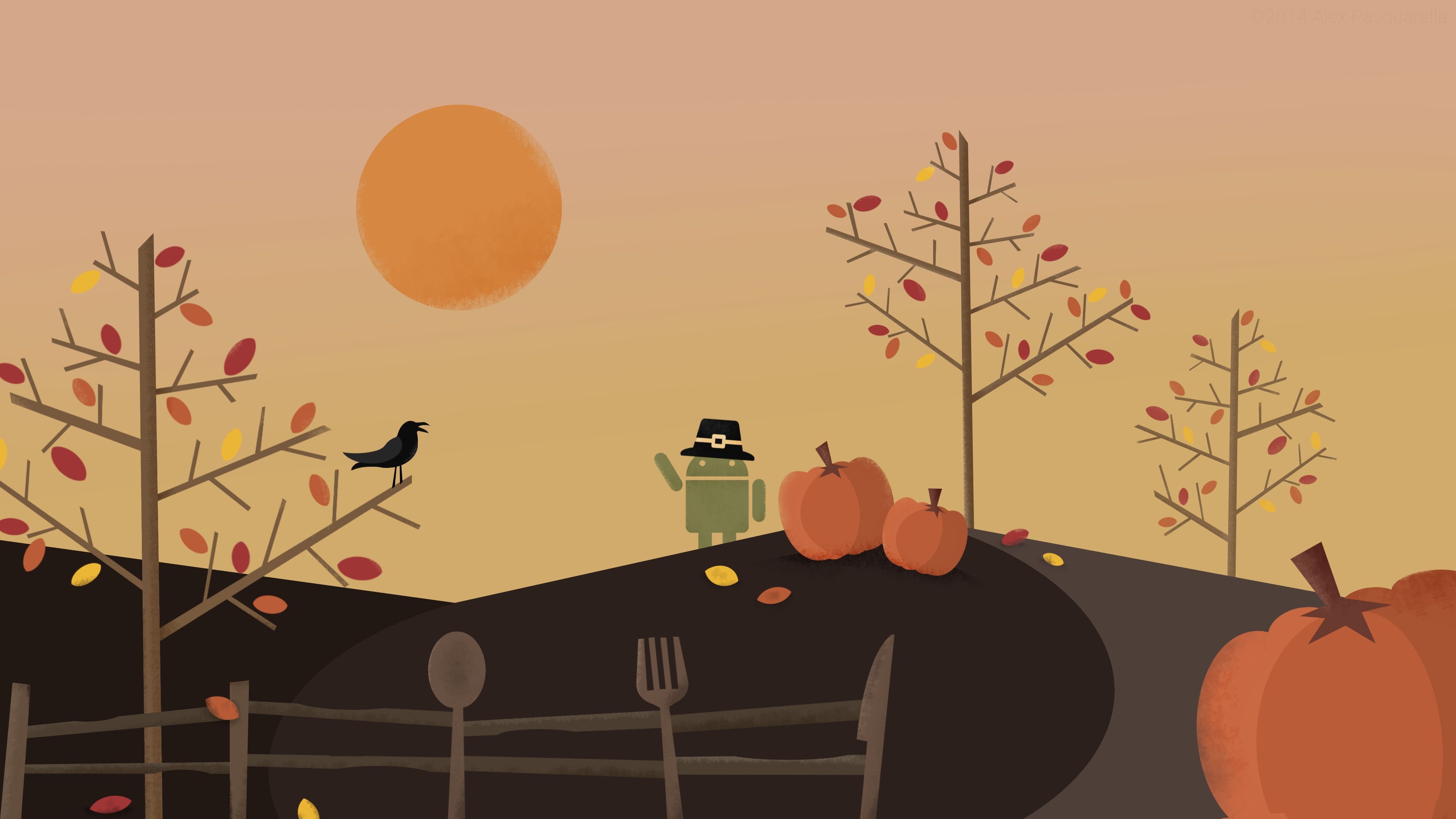 3840x2160 Cute Thanksgiving Wallpaper Desktop Wallpaper & Background Download, Desktop