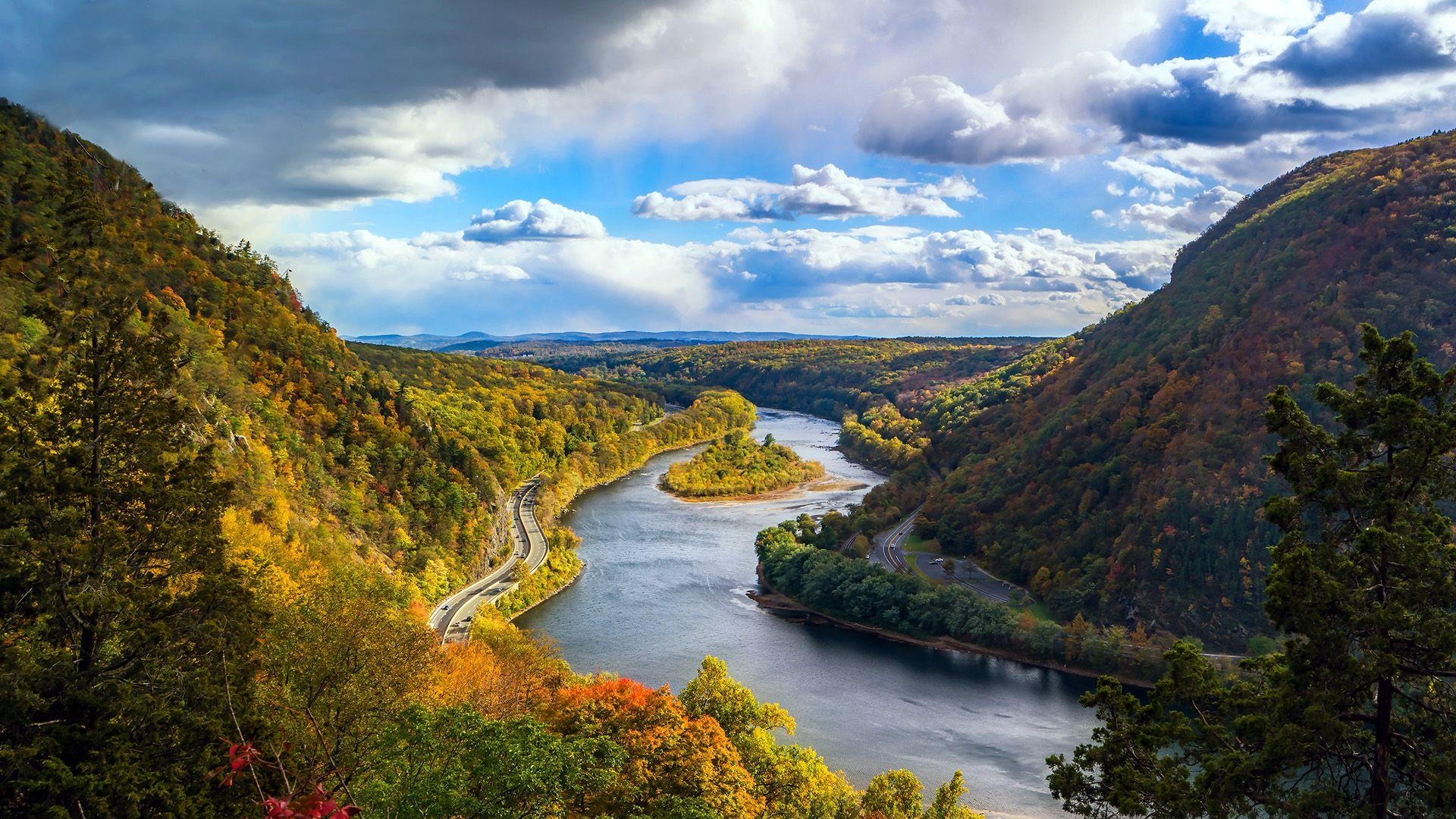 1920x1080 Delaware river in New Jersey, Desktop