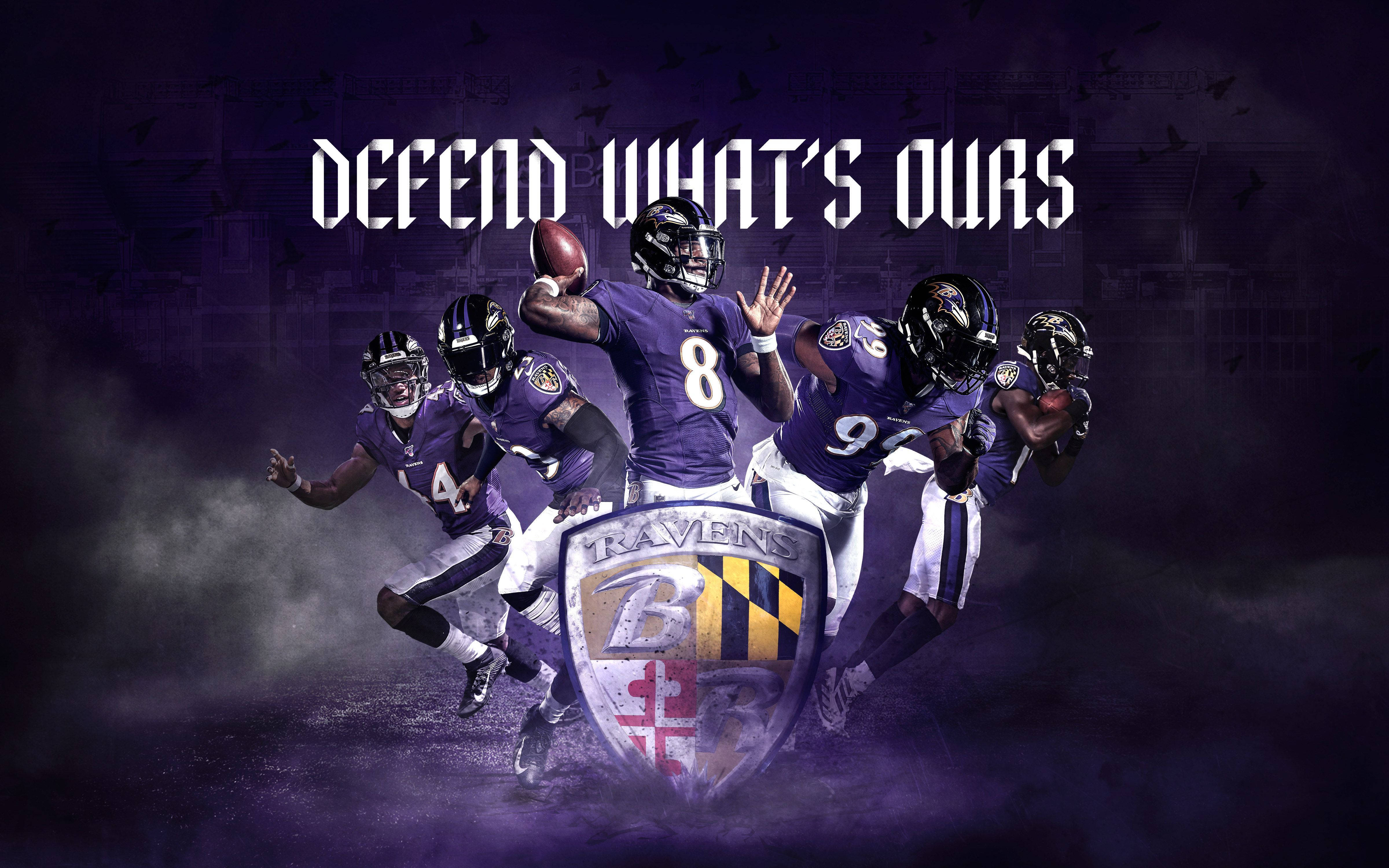 4800x3000 Download Baltimore Ravens Teaser Sports Poster Wallpaper, Desktop