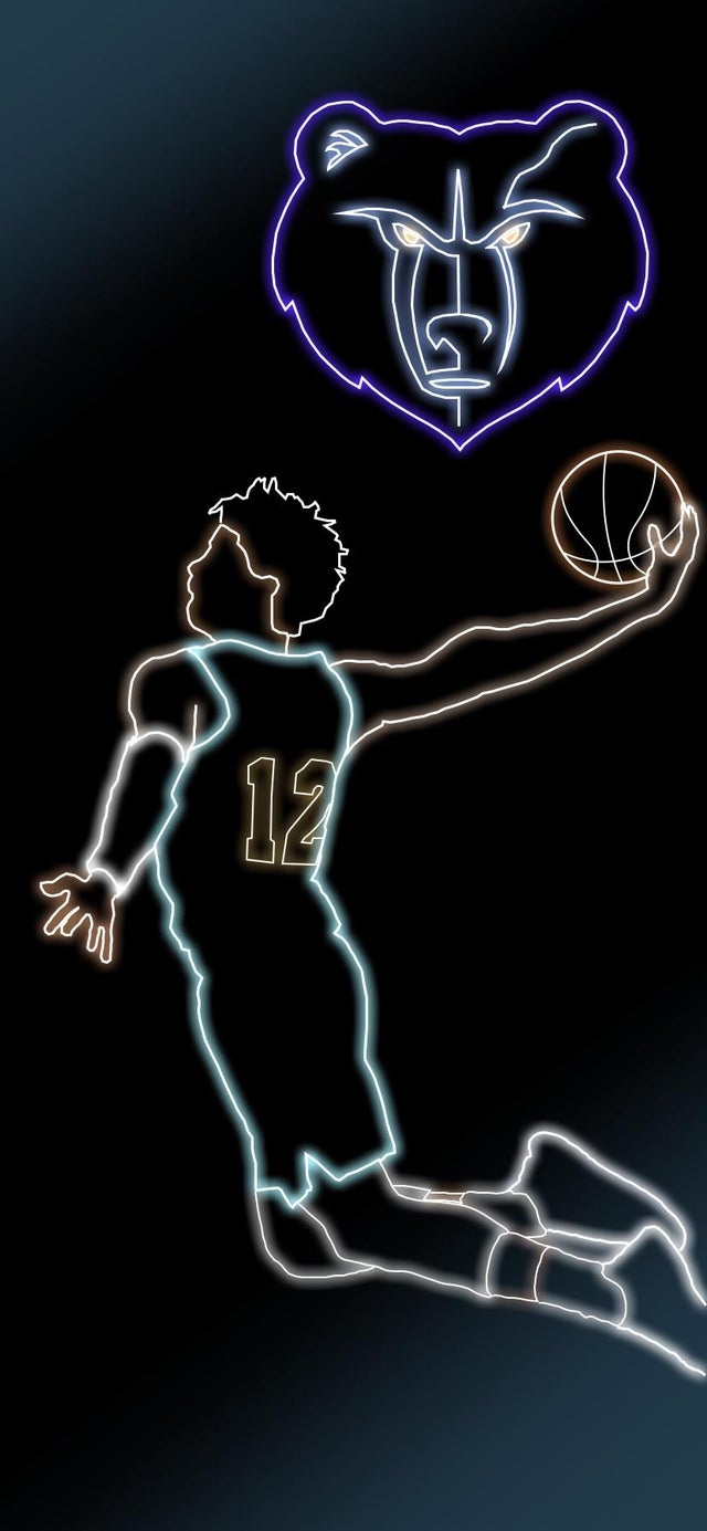 640x1390 Tried my hand at making a Ja Morant wallpaper, let me know how you feel, Phone