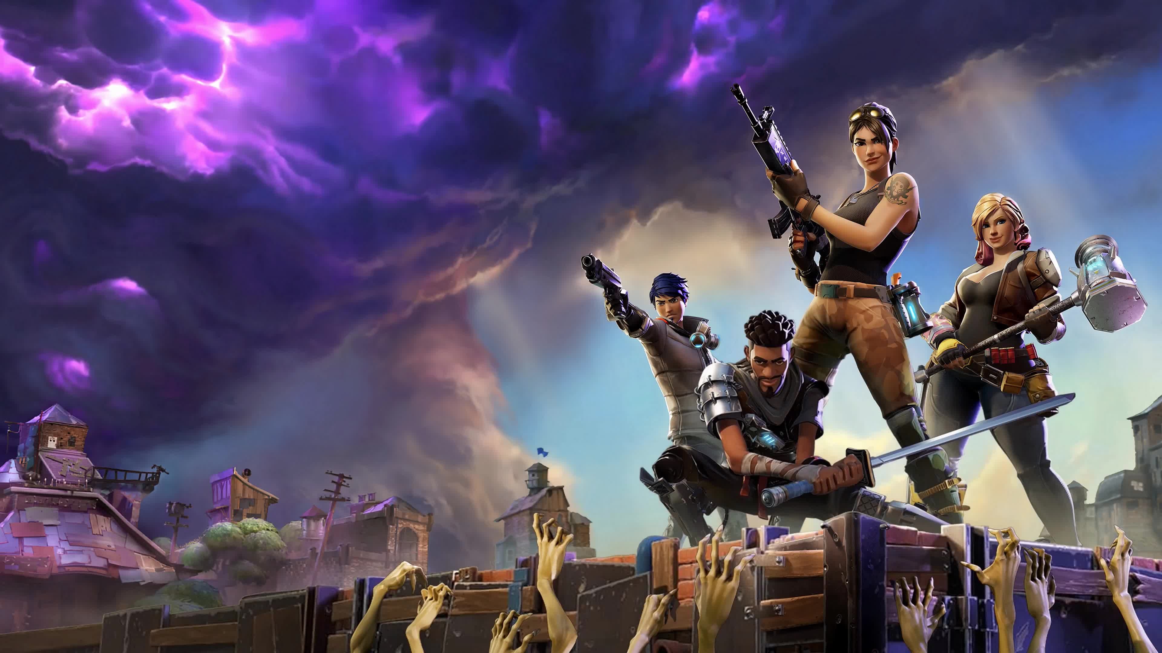 3840x2160 Fortnite Animated 4K Live Wallpaper, Desktop