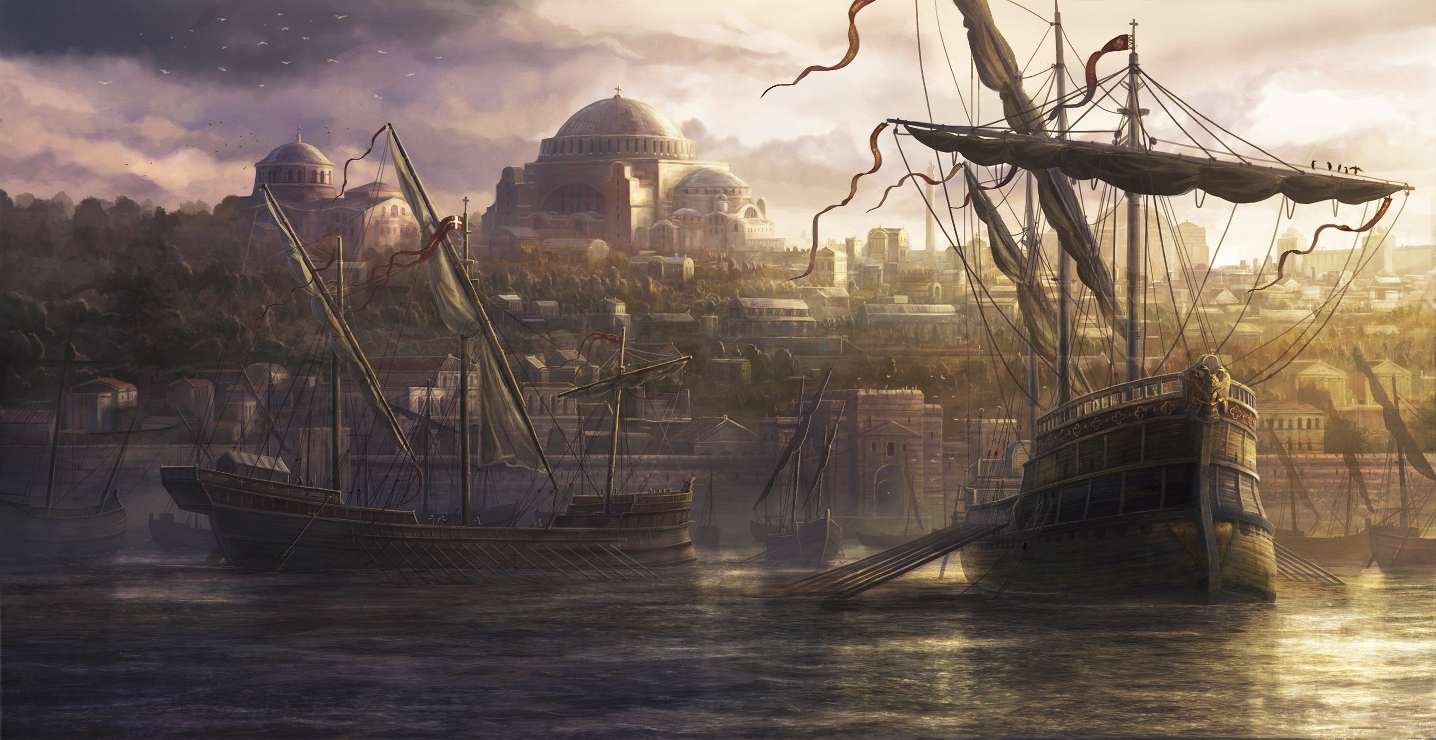 2880x1490 Imgur Post. Fantasy landscape, Total war attila, Total war, Desktop