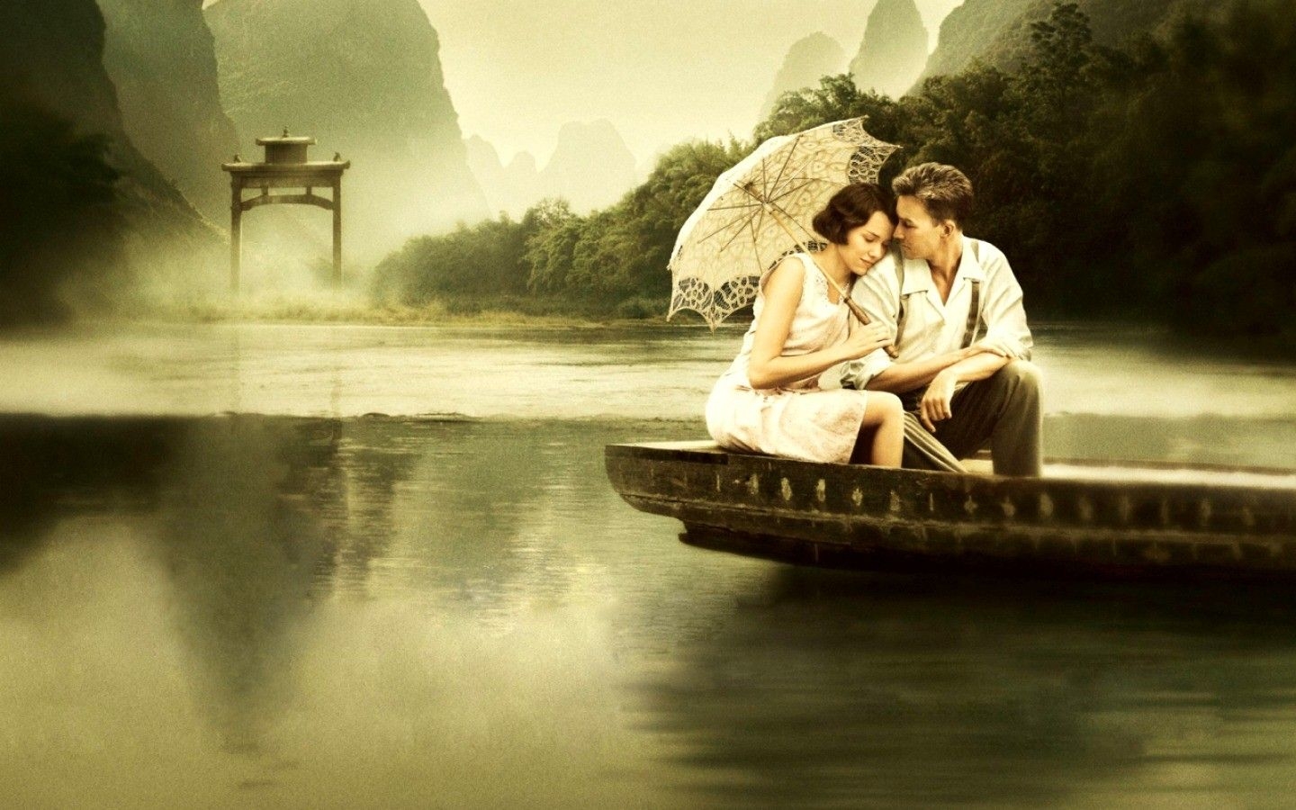 1440x900 best love couple in boat HD wallpaper fullscreen couple love 339 - Romantic Love Couple HD Wallpaper, Desktop