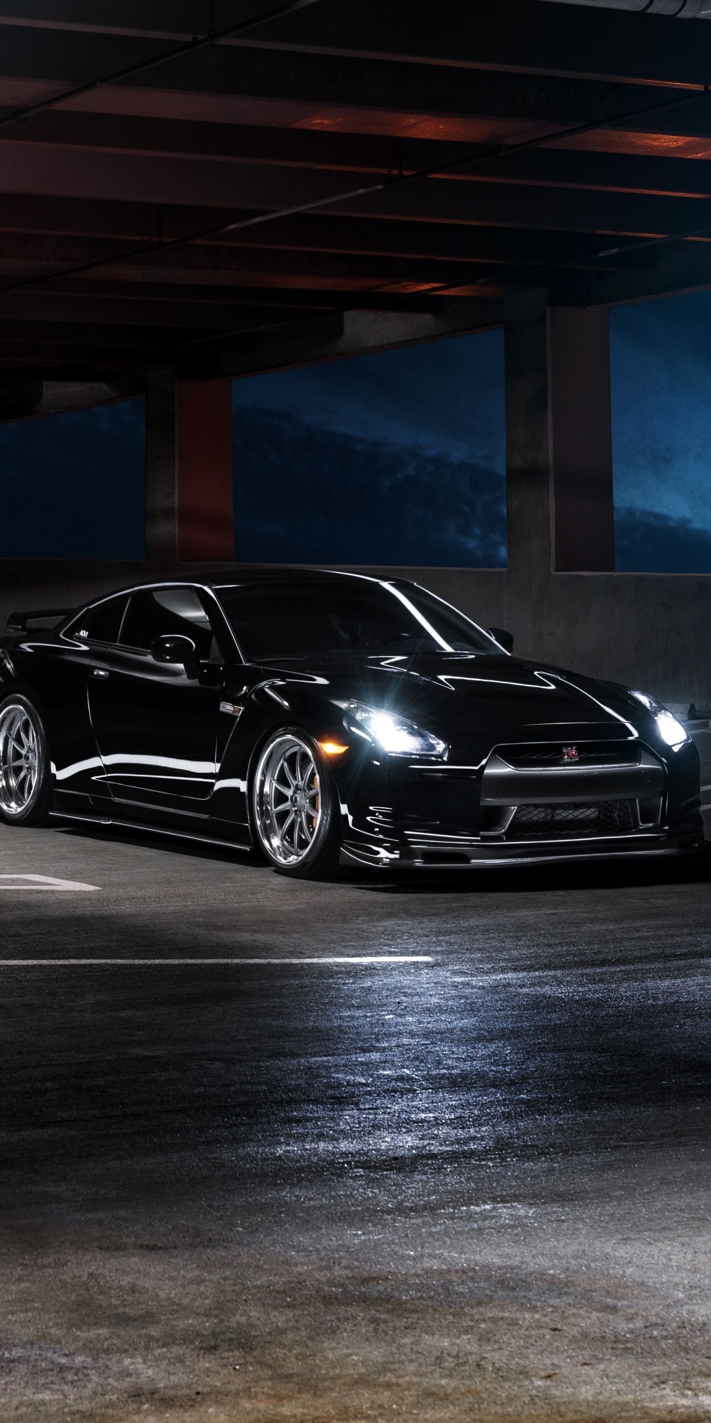 1440x2880 Basement, Parked Car, Nissan Gt R, Wallpaper Gtr IPhone X Wallpaper & Background Download, Phone