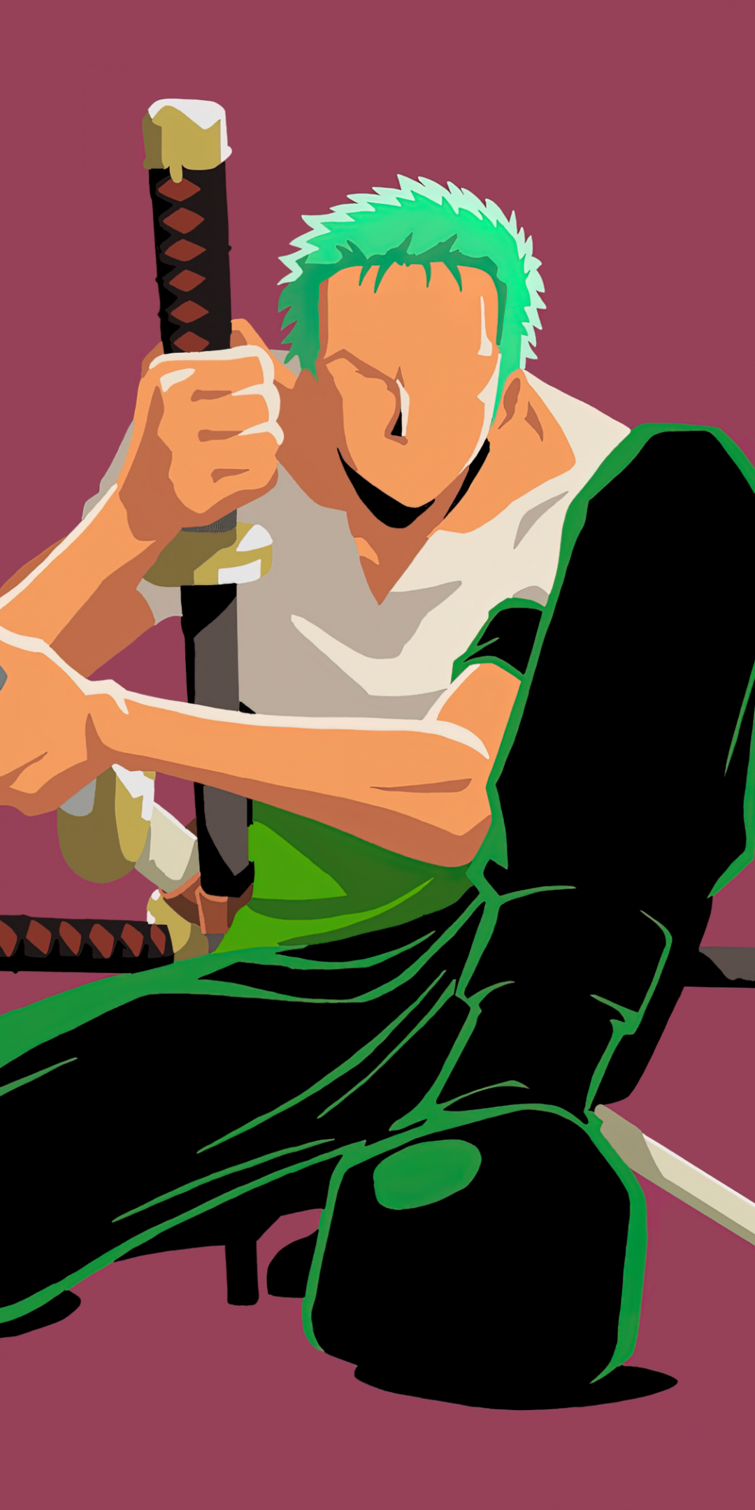 1080x2160 Roronoa Zoro Wallpaper 4K, Illustration, Phone