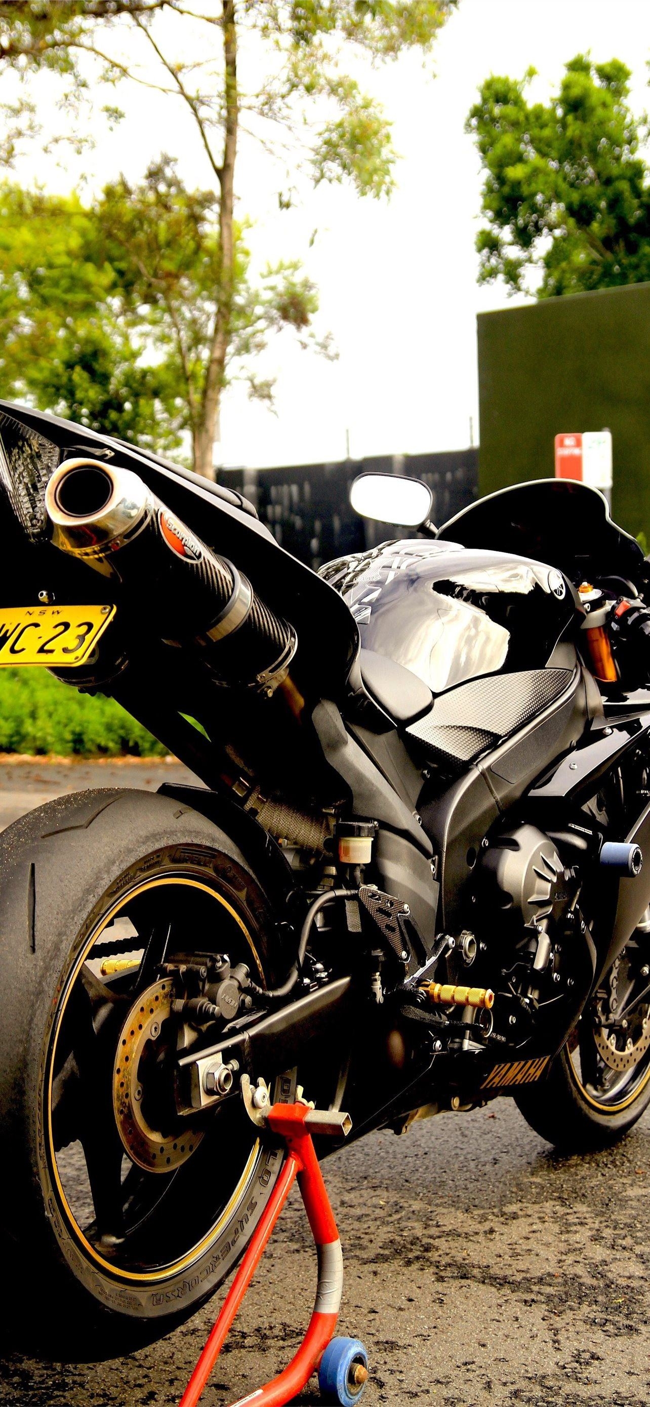 1290x2780 yamaha yzf r1m supersport motorcycle iPhone Wallpaper Free Download, Phone