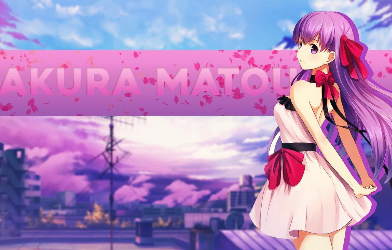 1340x850 Wallpaper girl, Fate stay night, Fate / Stay Night, Sakura Matou, Desktop