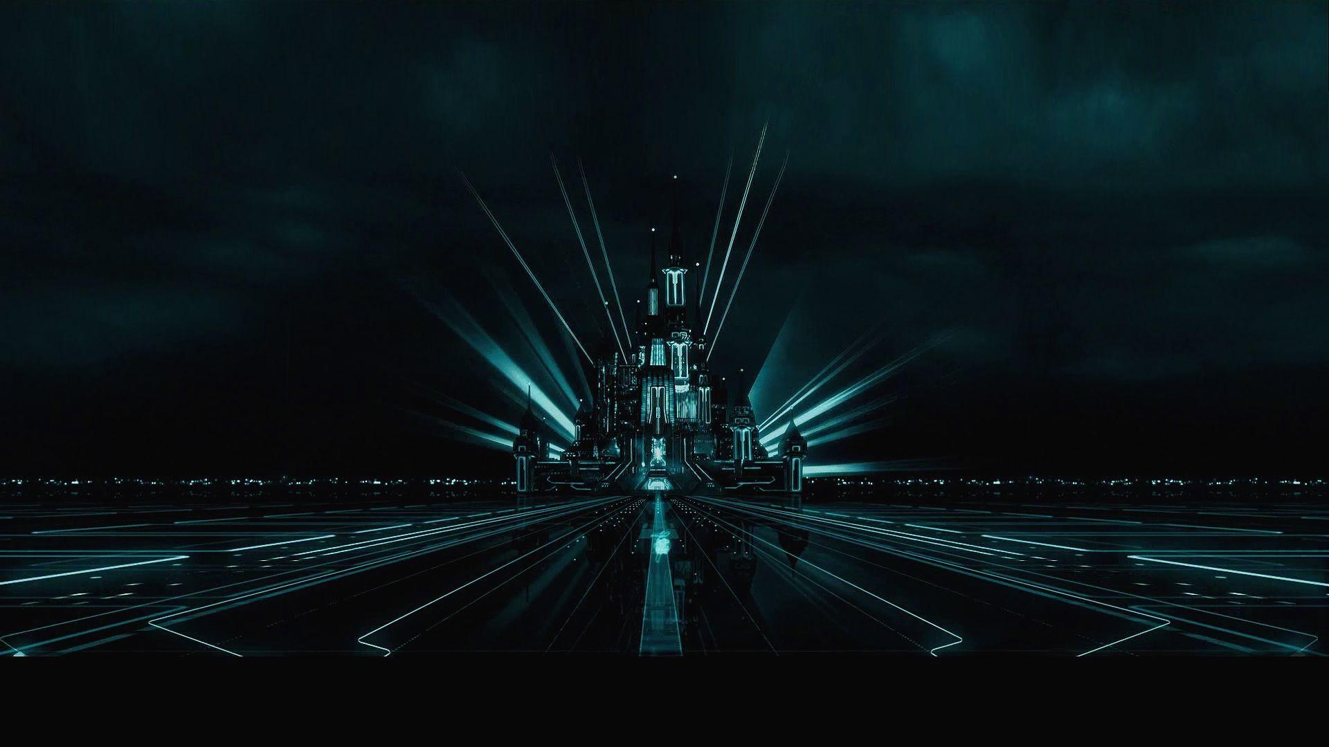 1920x1080 the disney castle from tron. You are viewing a Movies Wallpaper, Desktop