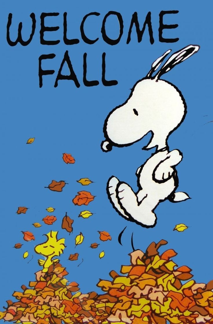 740x1120 SNOOPY WELCOME FALL Flag: Snoopn4pnuts.com. Snoopy love, Happy fall quotes, Snoopy and woodstock, Phone